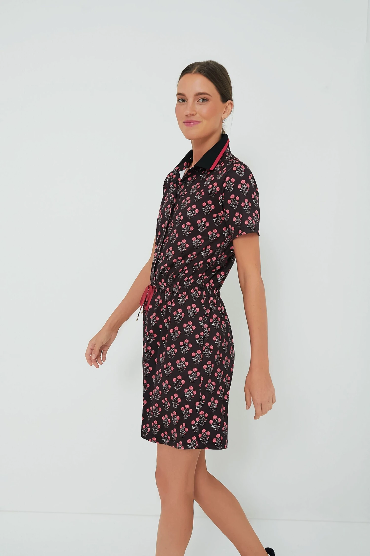 Uptown Floral Short Sleeve Alcott Golf Dress - Image 3