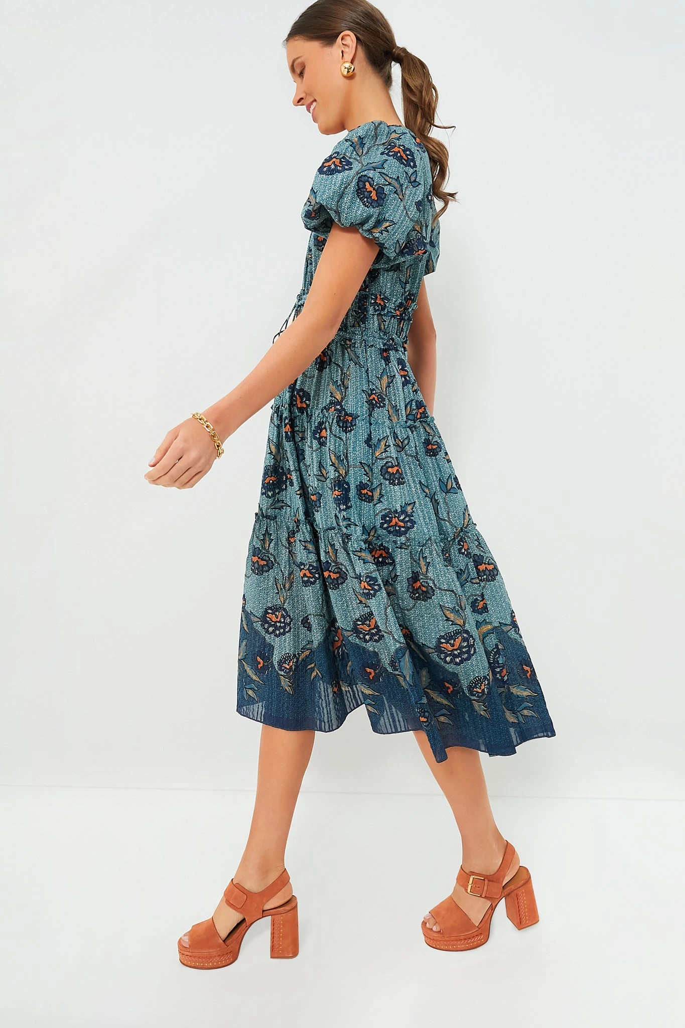 ULLA JOHNSON Cornflower Eloisa Dress - Image 3