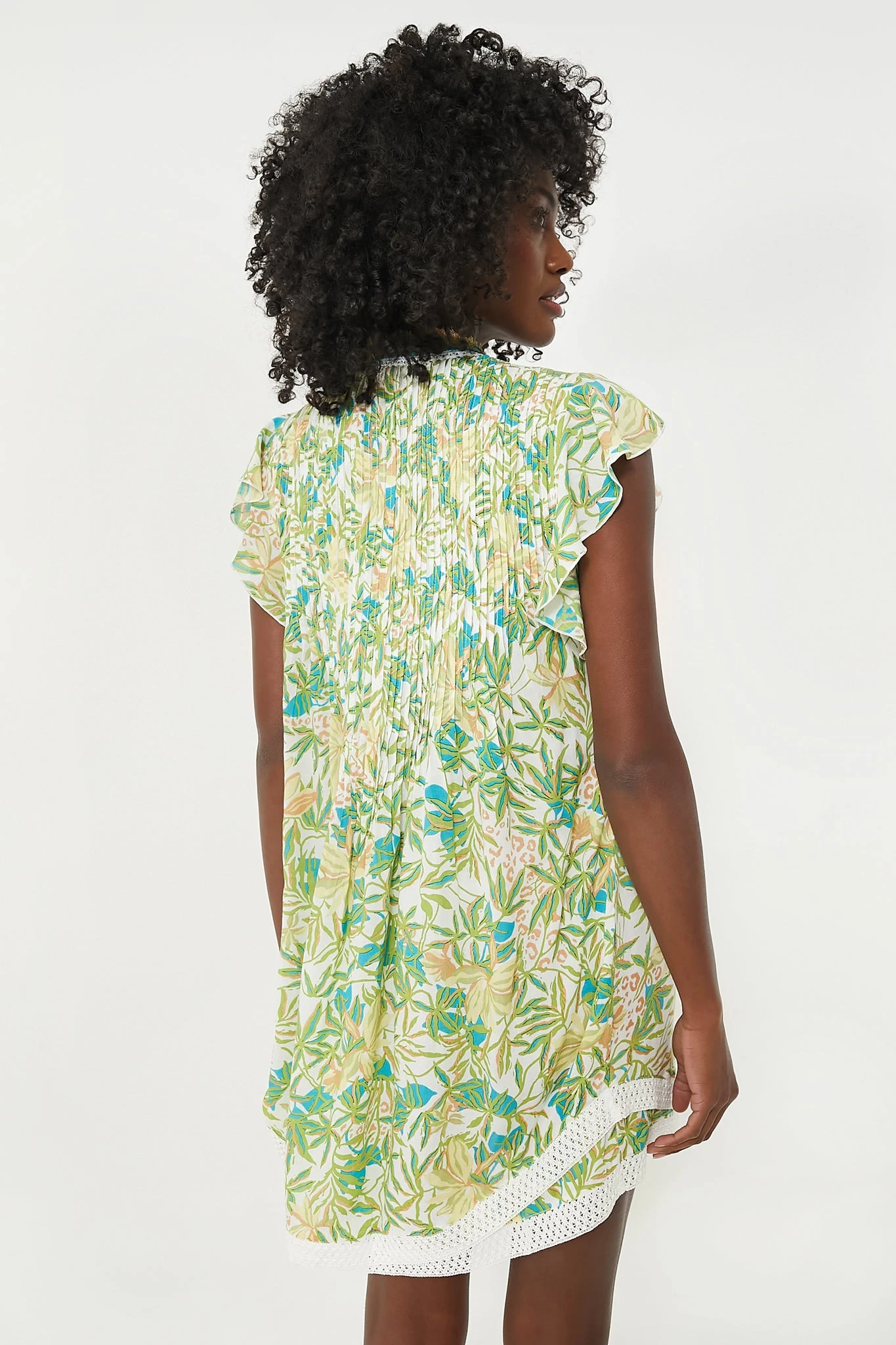 Green Orchid Sasha Mini Dress - Image 4