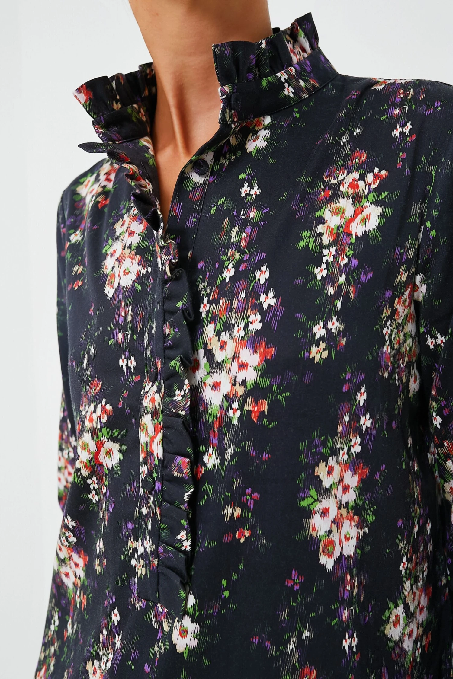 Onyx Falling Flowers Bouquet Tate Dress - Image 5