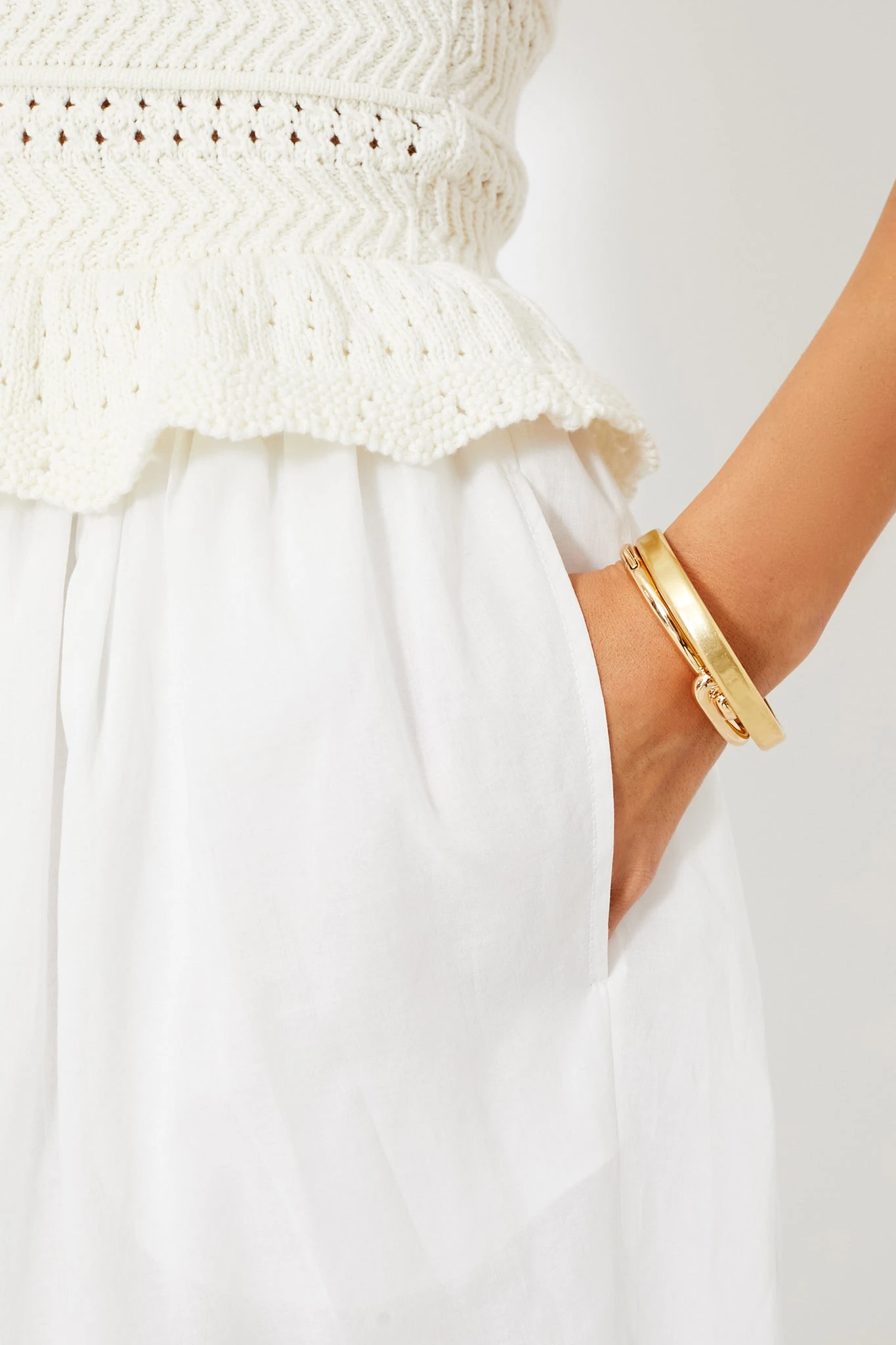 Cream Heather Crochet Dress - Image 6