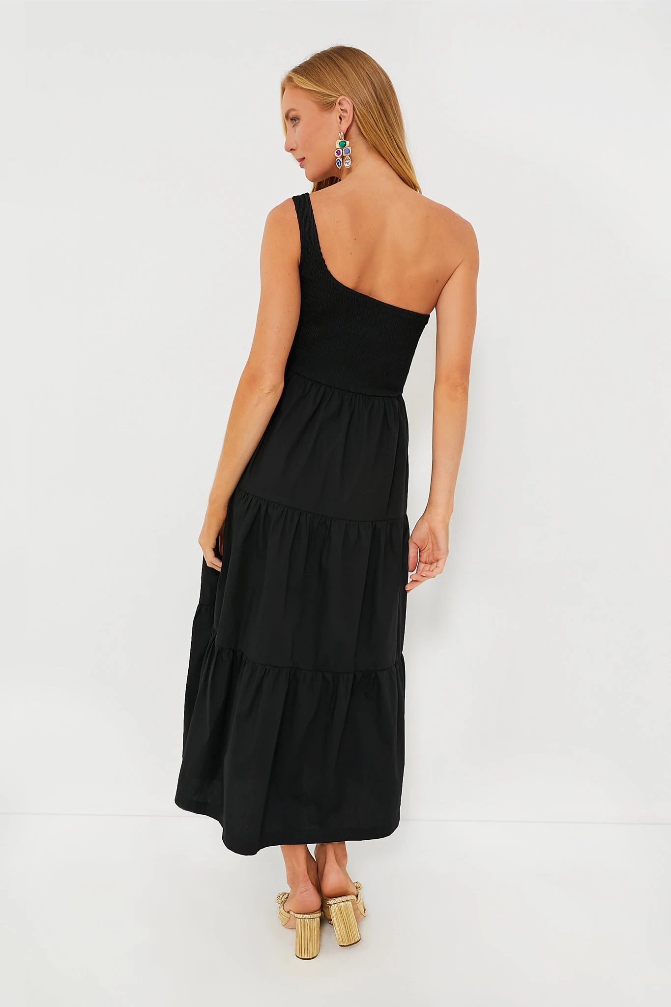Black Milada Midi Dress - Image 4