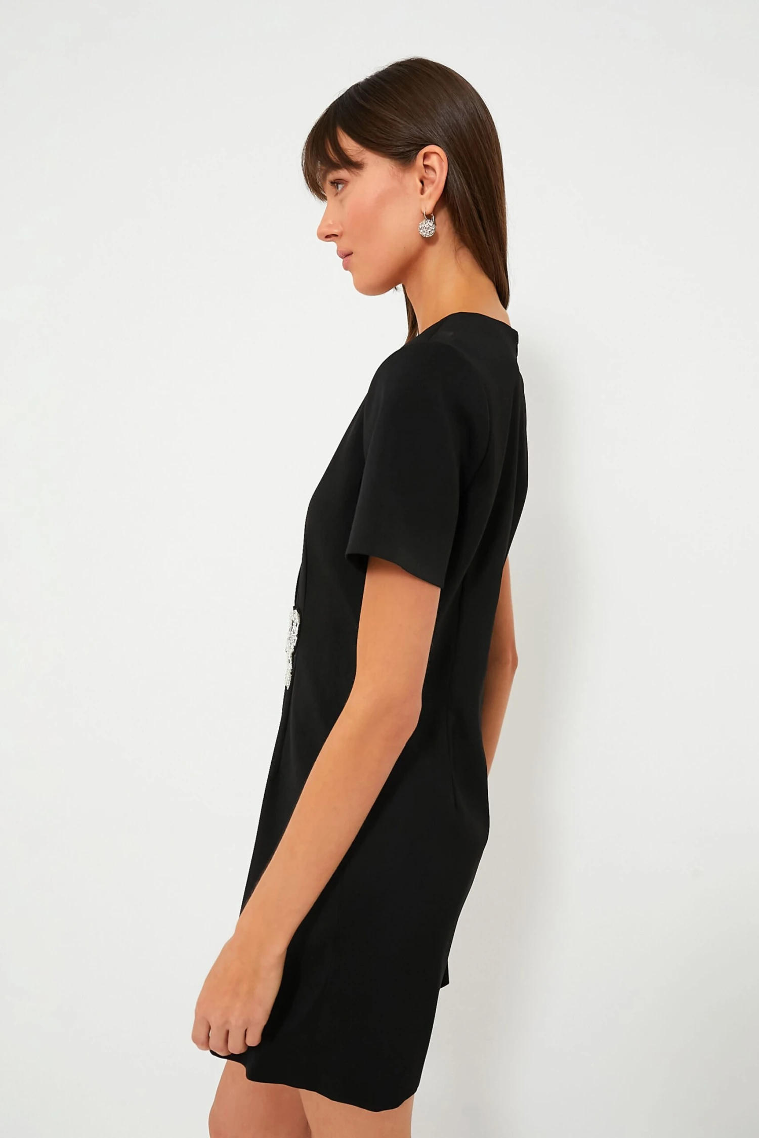 Beaded Bow Amal Mini Dress - Image 3