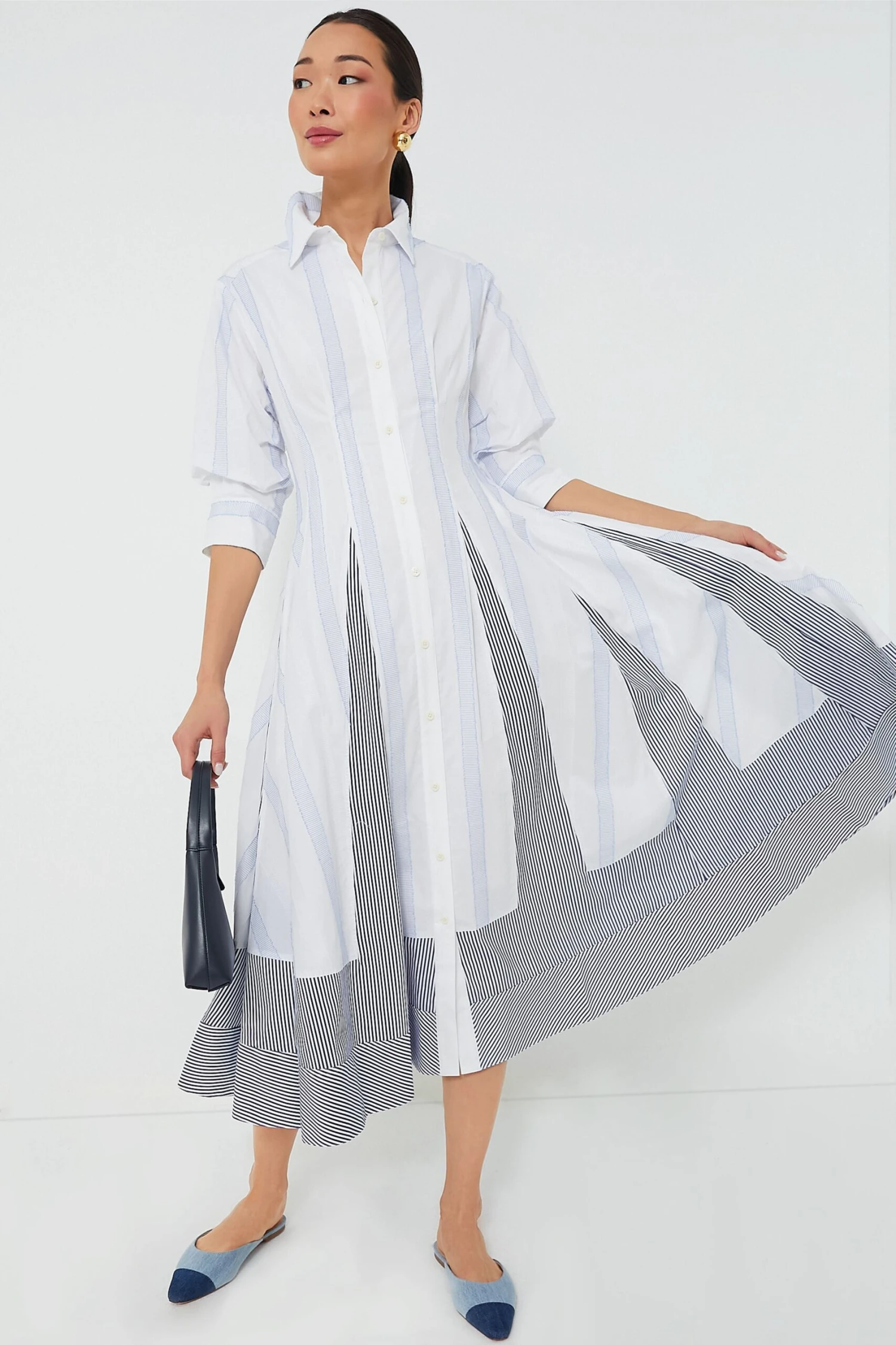 Stripe Multi Jazz Patchwork Dress - Image 2