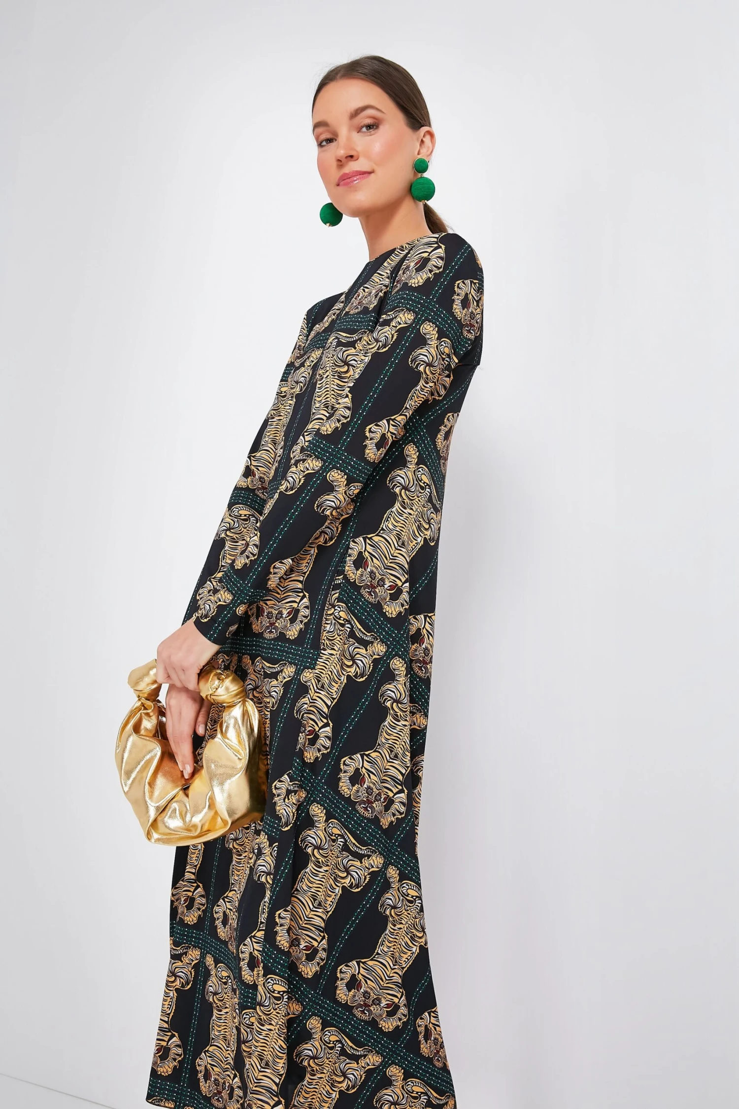 Tiger Tiles Black Drifter Dress - Image 6