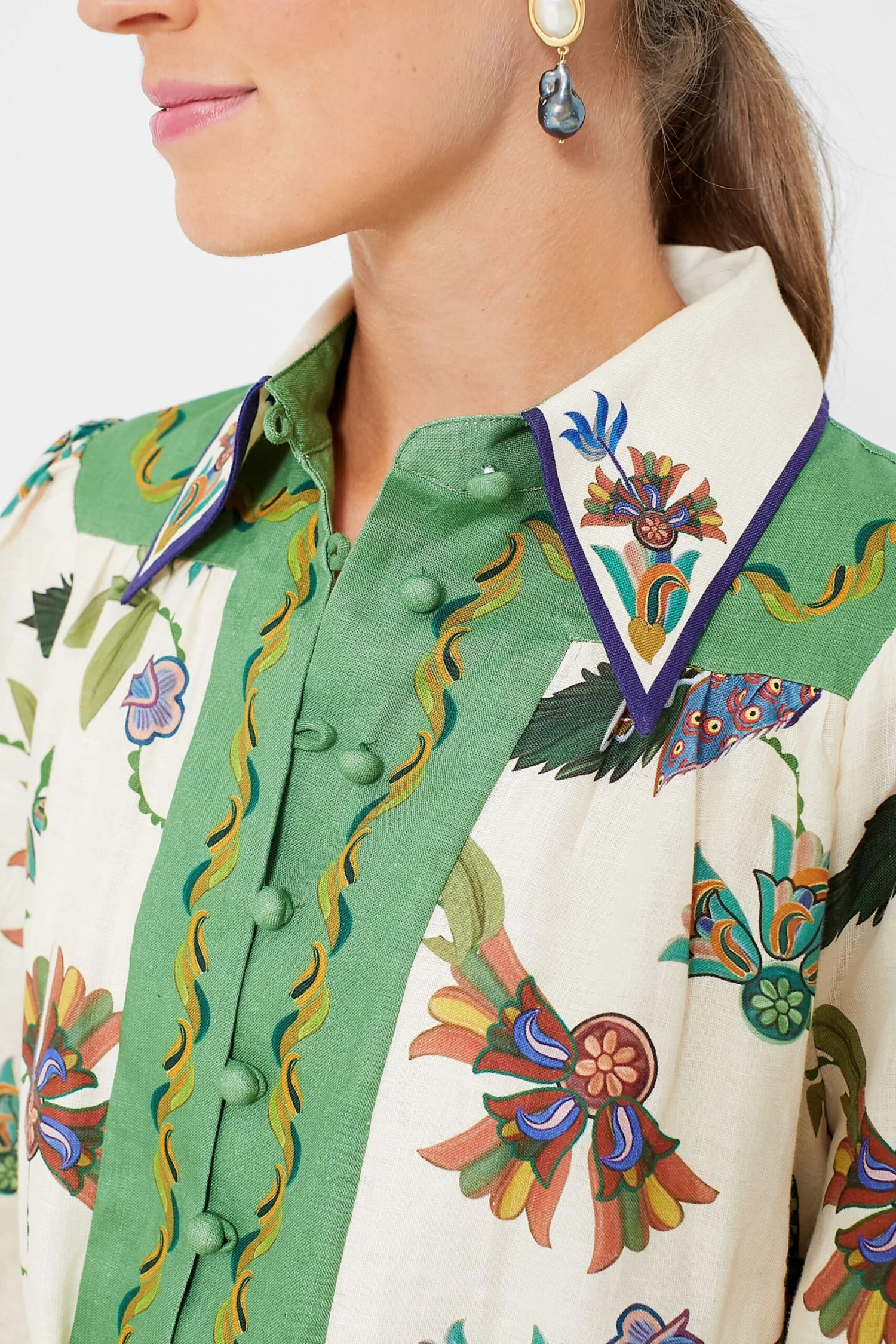 Multi Birdie Mini Dress - Image 5