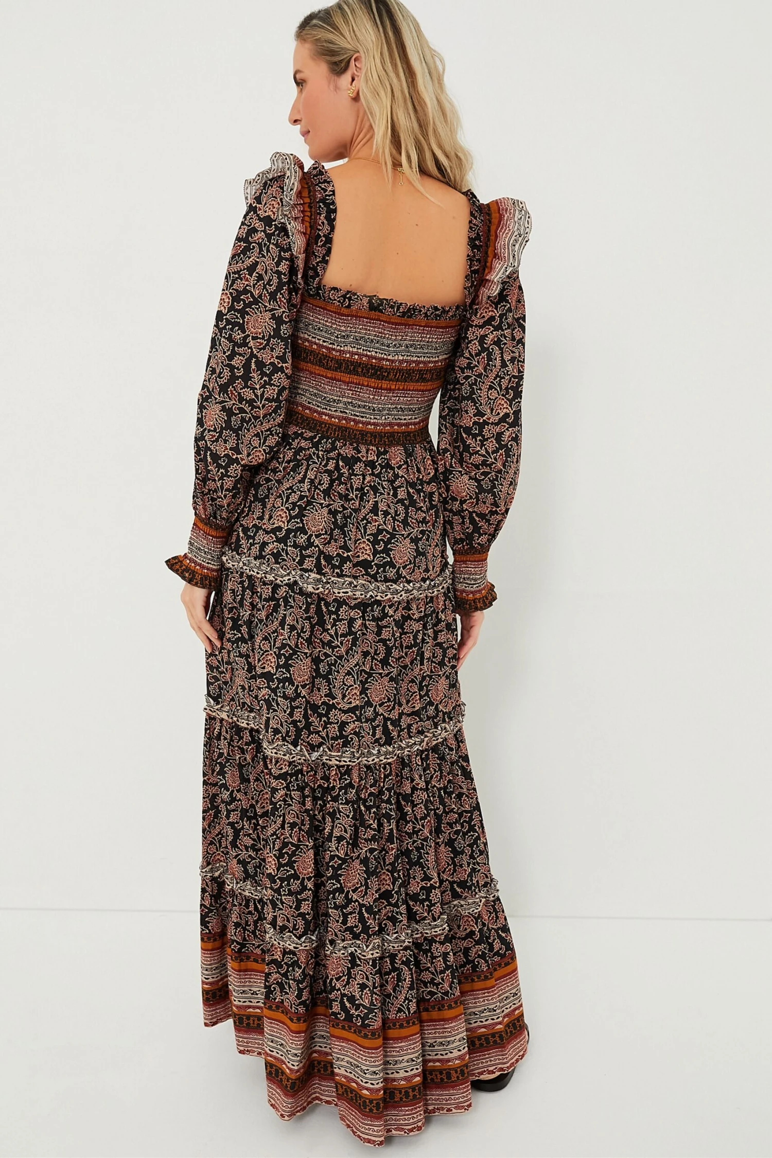 Riana Print Genevieve Dress - Image 4