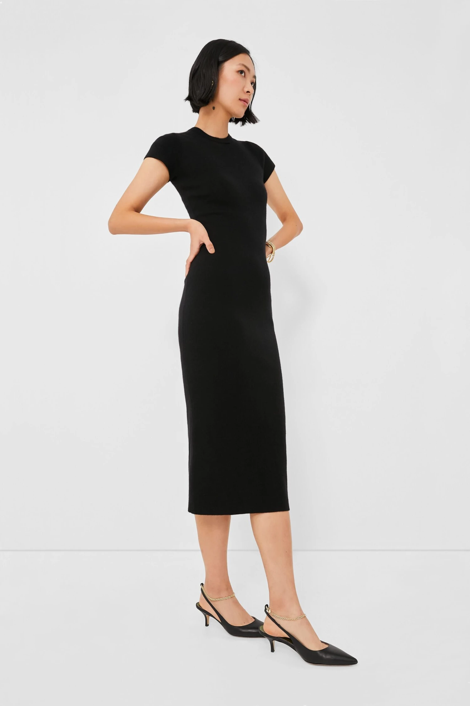 Black T-Shirt Maxi Dress - Image 3