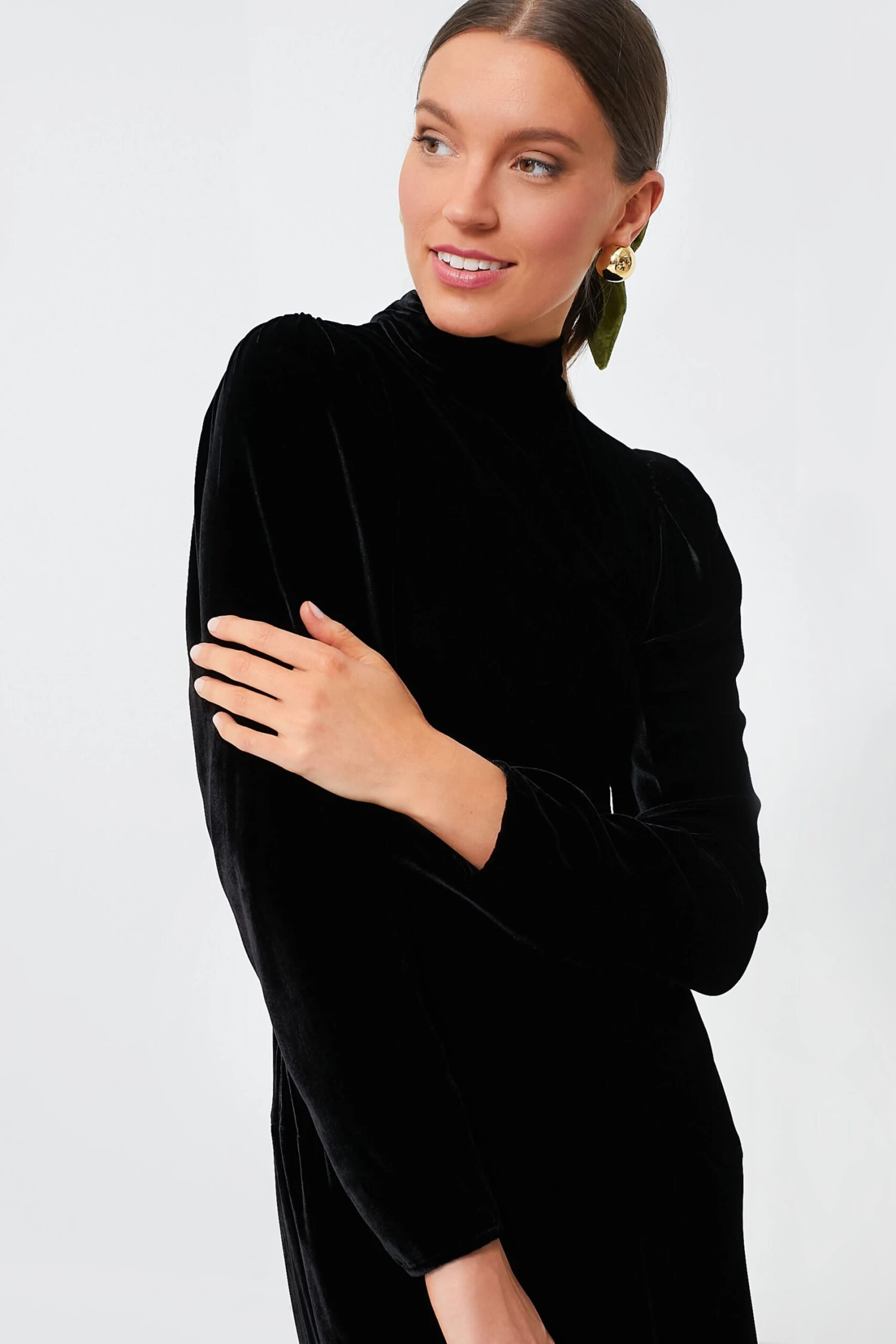 ULLA JOHNSON Noir Delphine Dress - Image 6