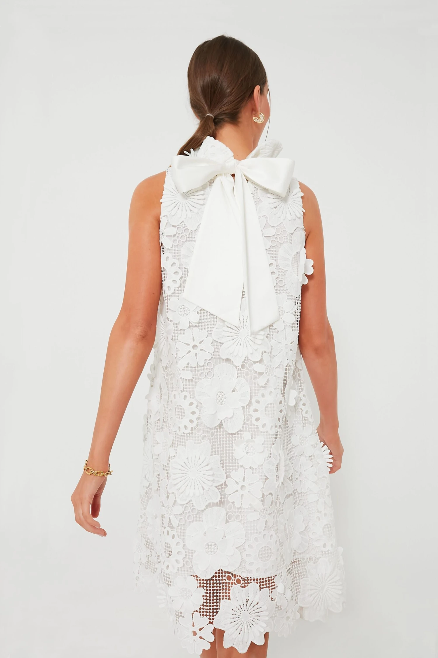 Blanc Guipure Lace Blythe Dress - Image 5