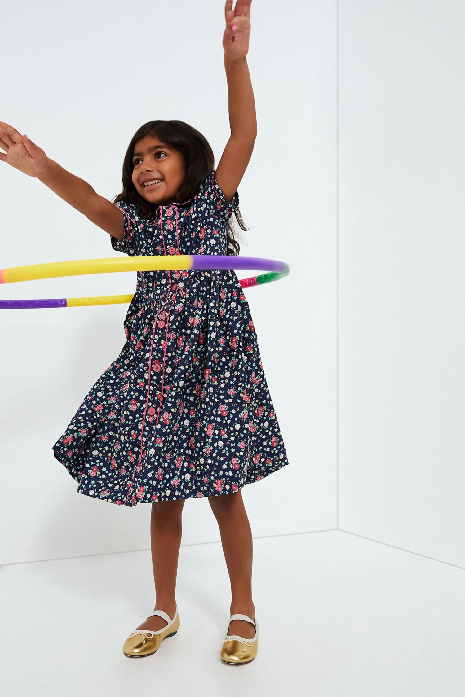 Floral Button-Front Dress - Image 2