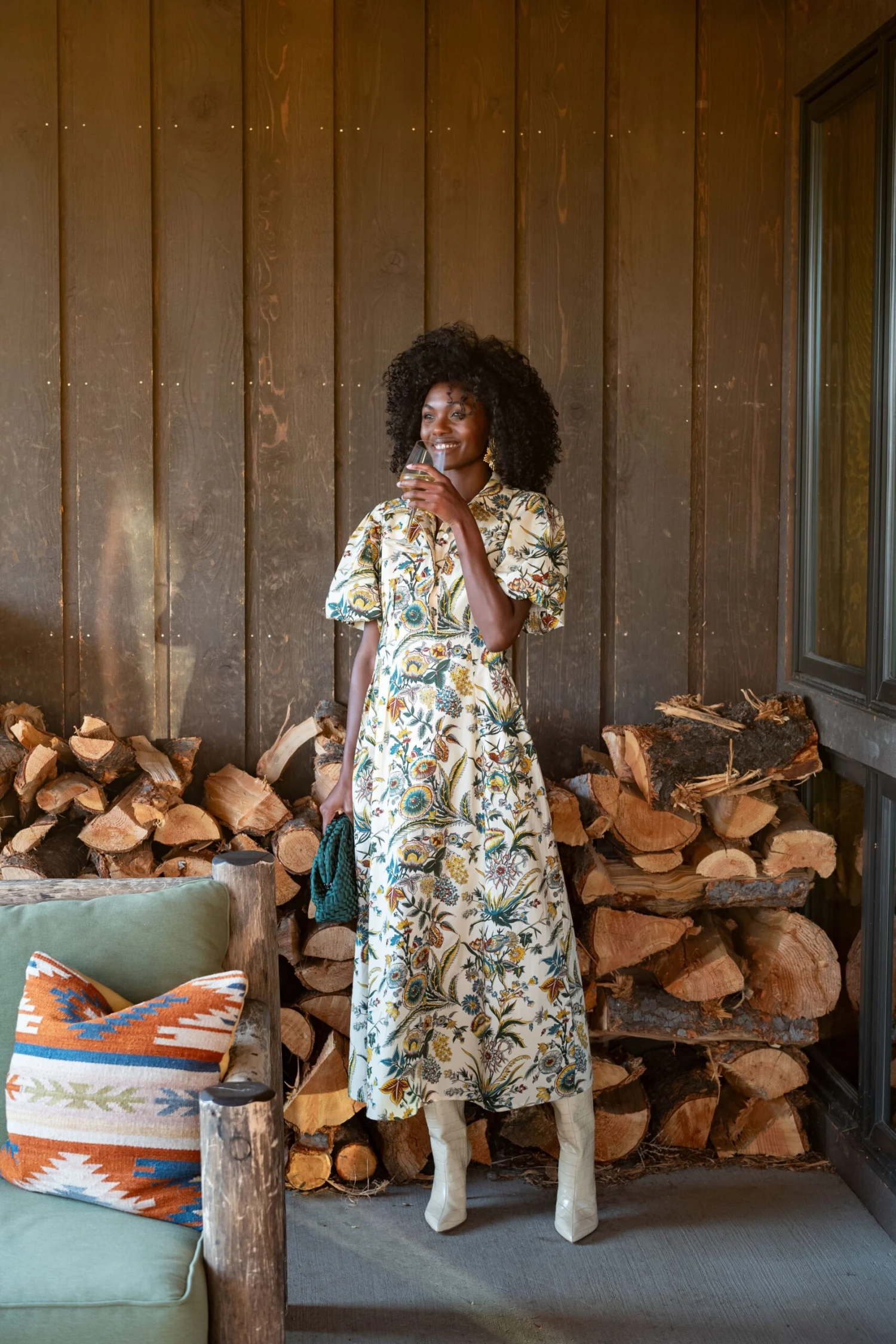 Sharp Floral Delaney Dress - Image 2