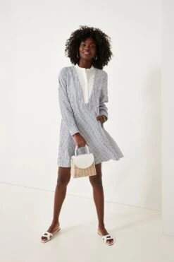 Blue Striped Lottie Dress