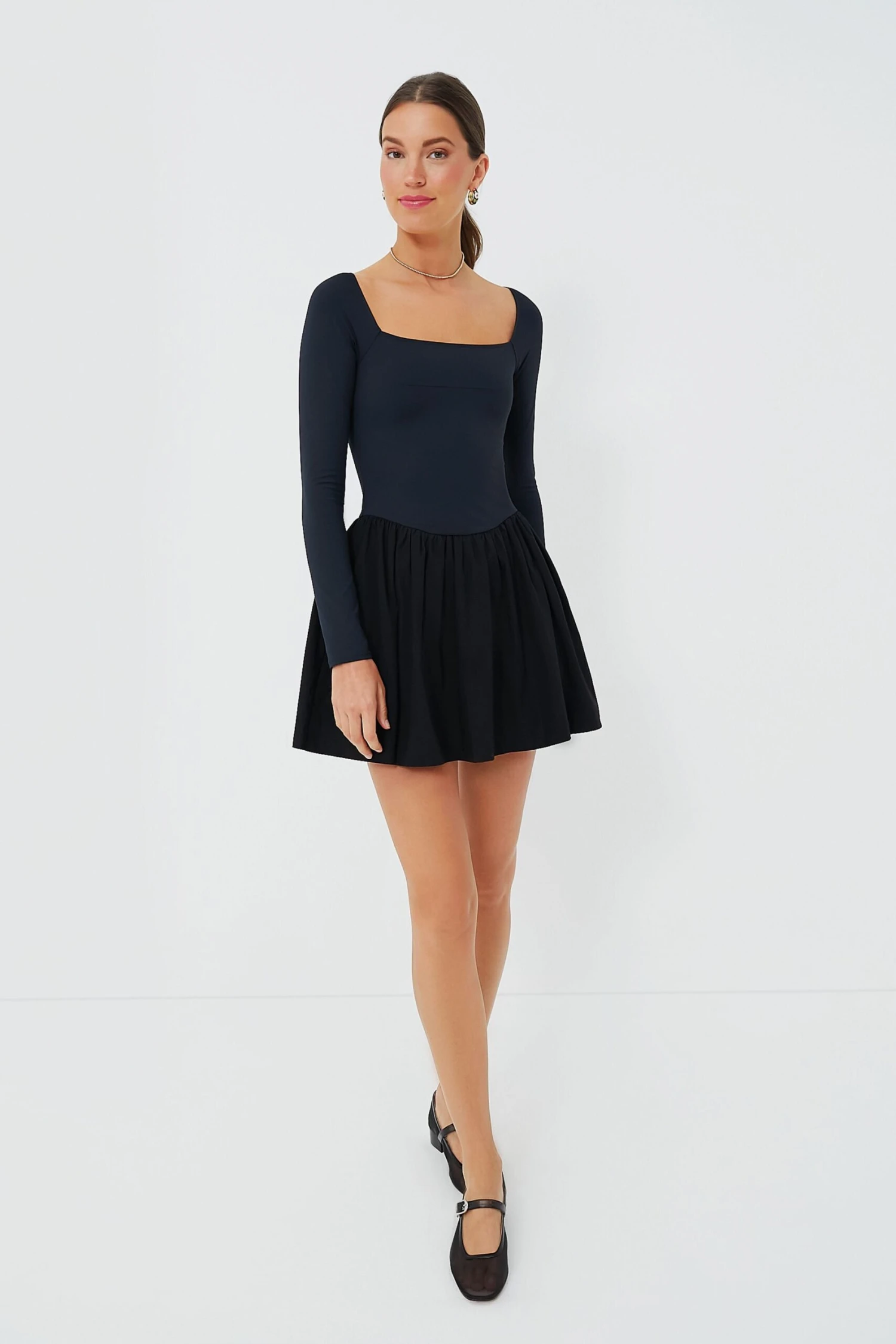 Black Calista Mini Dress - Image 6
