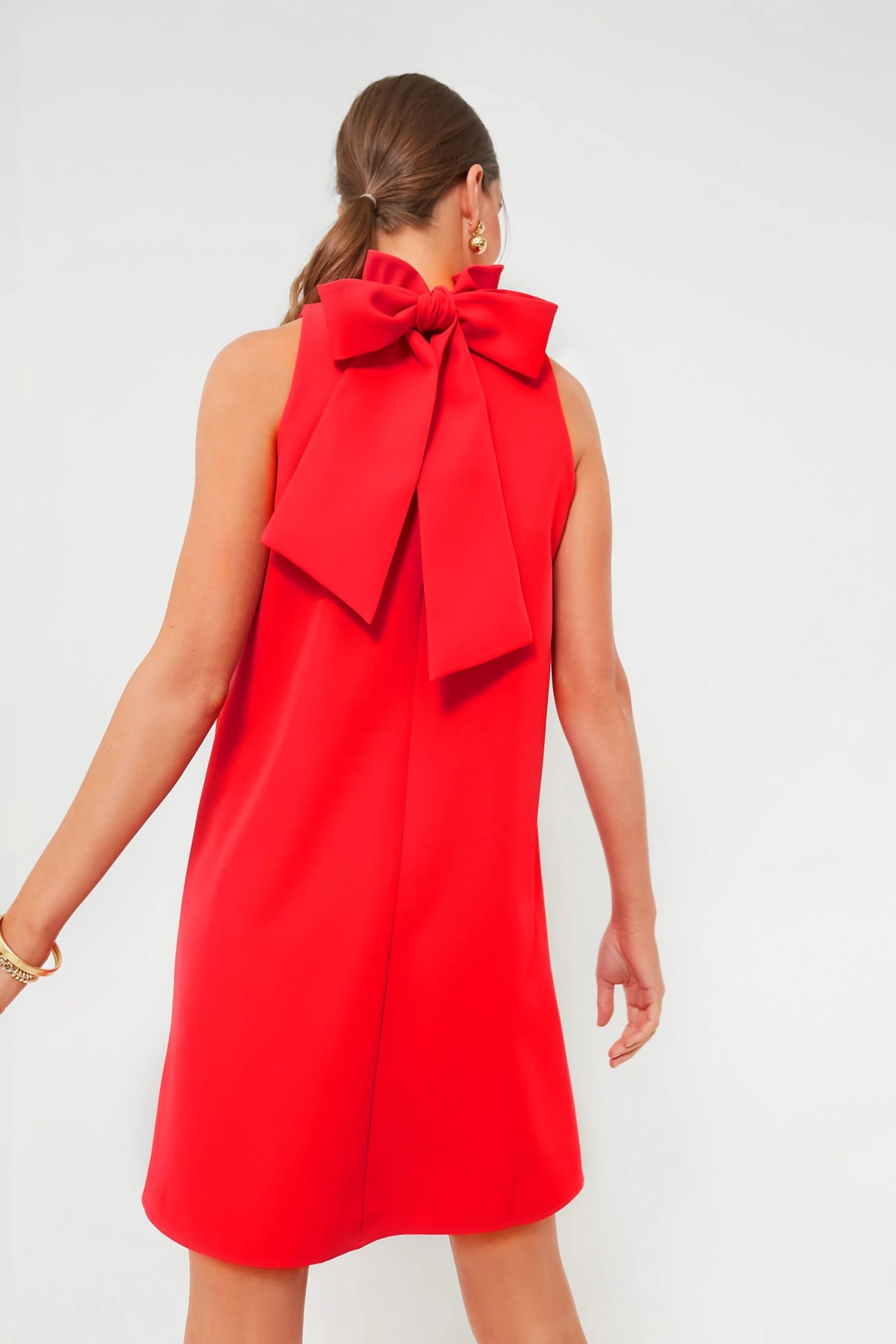 Poppy Red Blythe Dress - Image 4