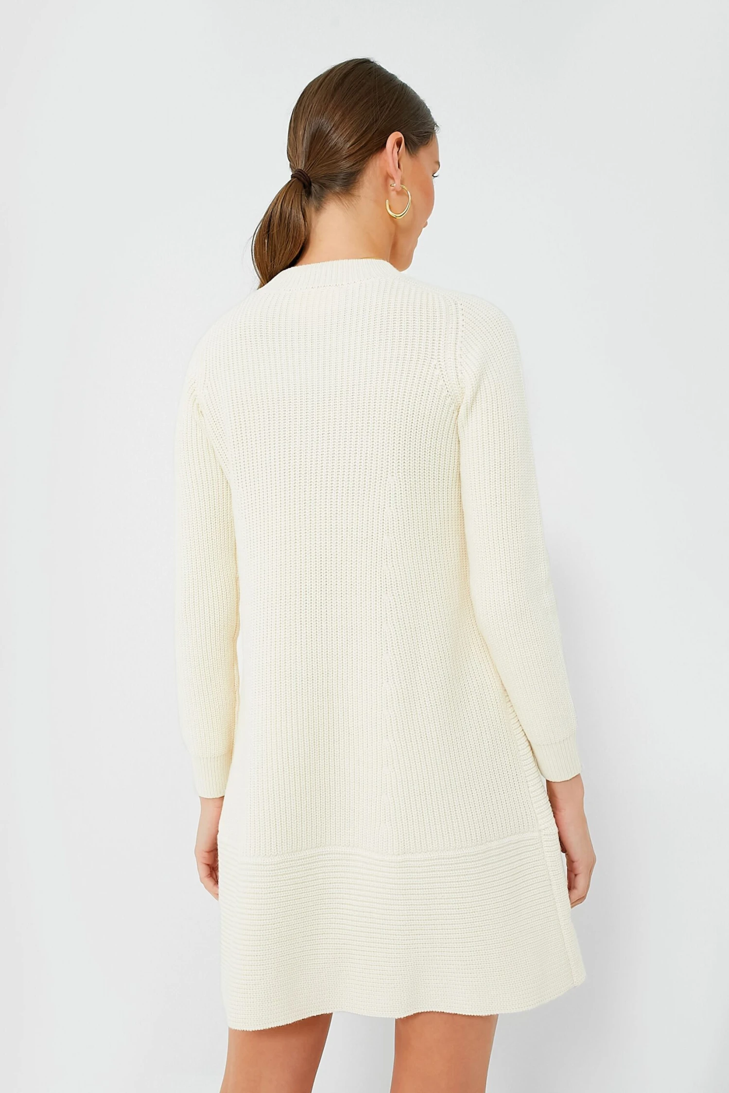 Cream Ainsley Knit Dress - Image 4