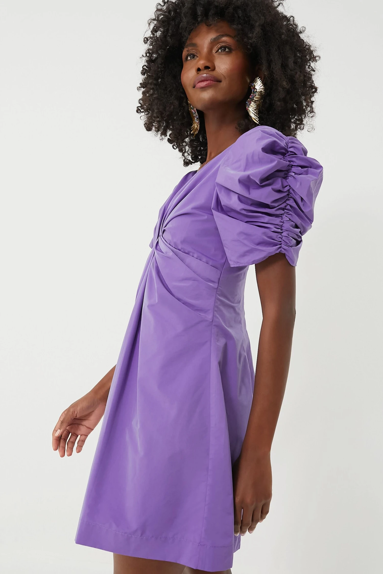 Purple Tinsley Mini Dress - Image 3
