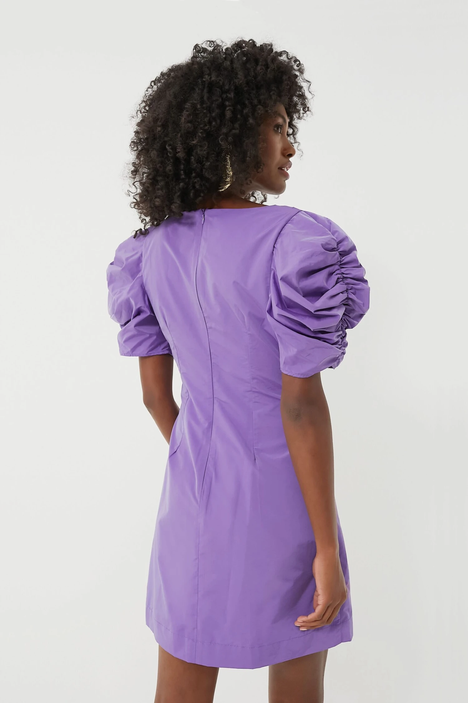 Purple Tinsley Mini Dress - Image 4