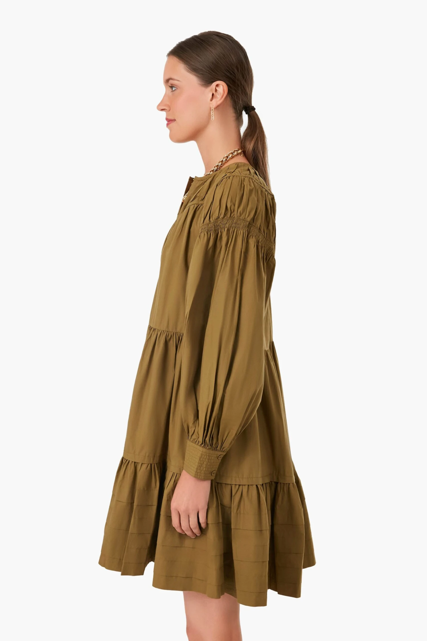 ULLA JOHNSON Willow Rosa Dress - Image 3