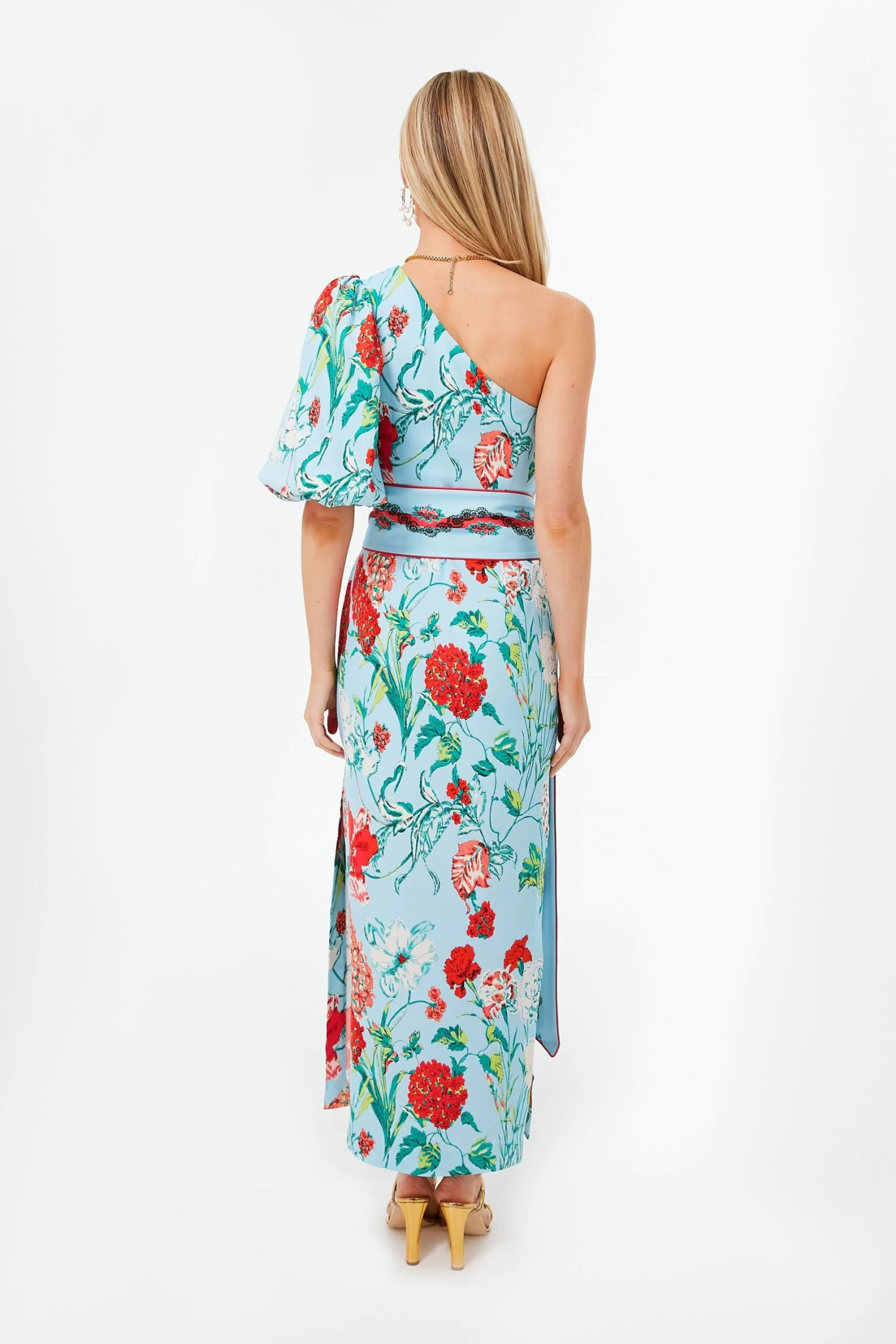 Floral Dew One Shoulder Lucia Dress - Image 4