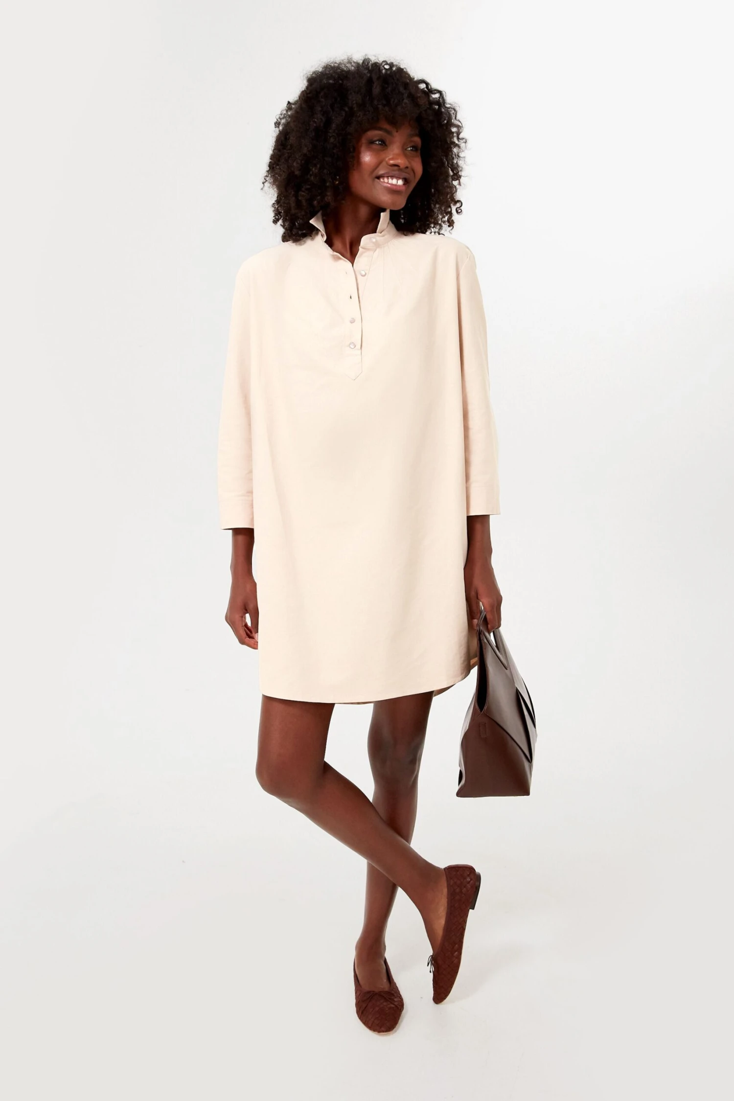 Tan Polly Dress