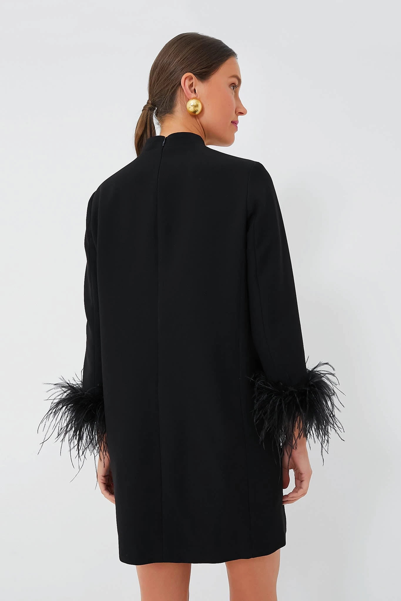 Black Feather Mod Ellie Dress - Image 6