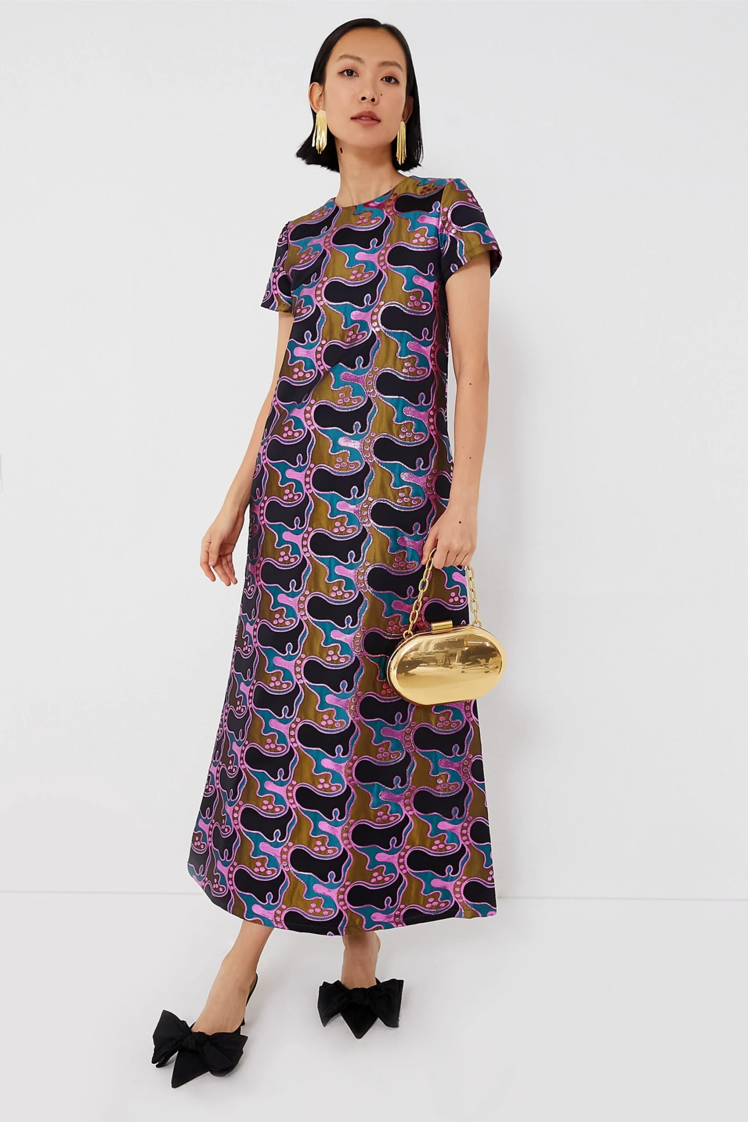 Jacquard Spritz Swing Dress - Image 2