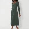 Forest Green Long Sleeve Elle Dress