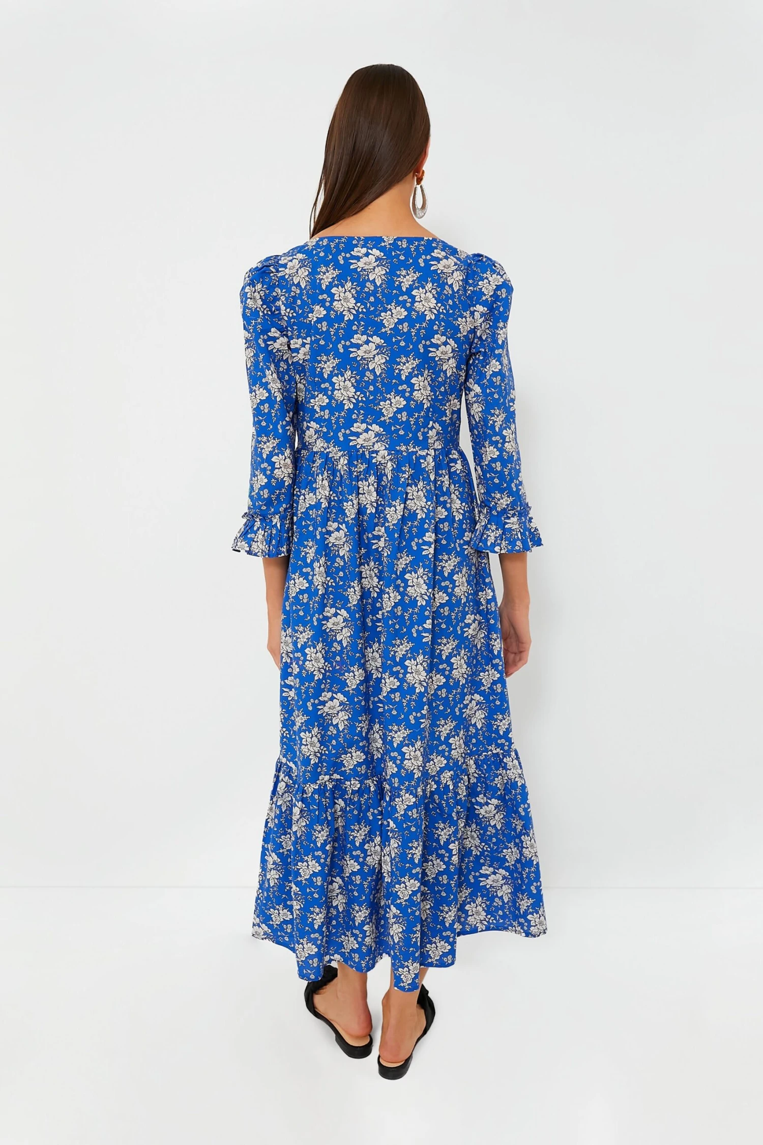 Royal Blue Bouquet Carys Dress - Image 4