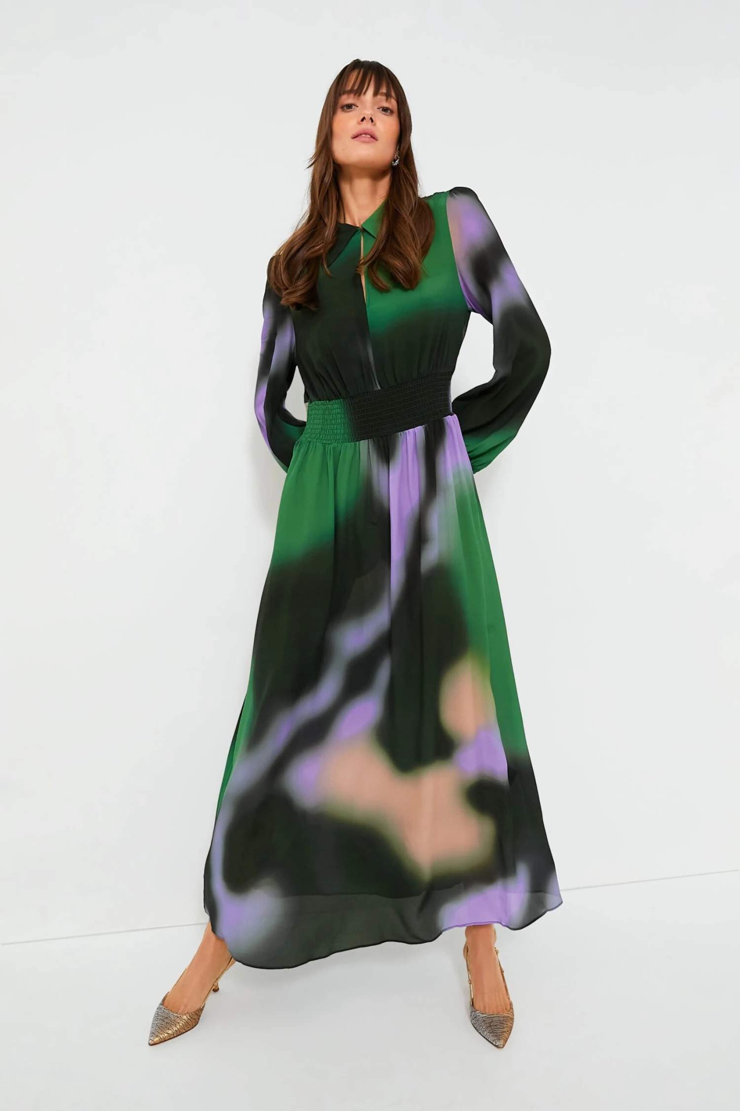 Baum Und Pferdgarten Green Fade Amber Dress
