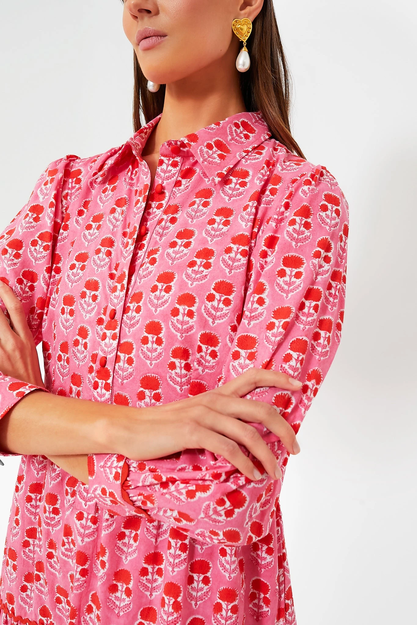 Bubblegum Marigold Gina Dress - Image 5