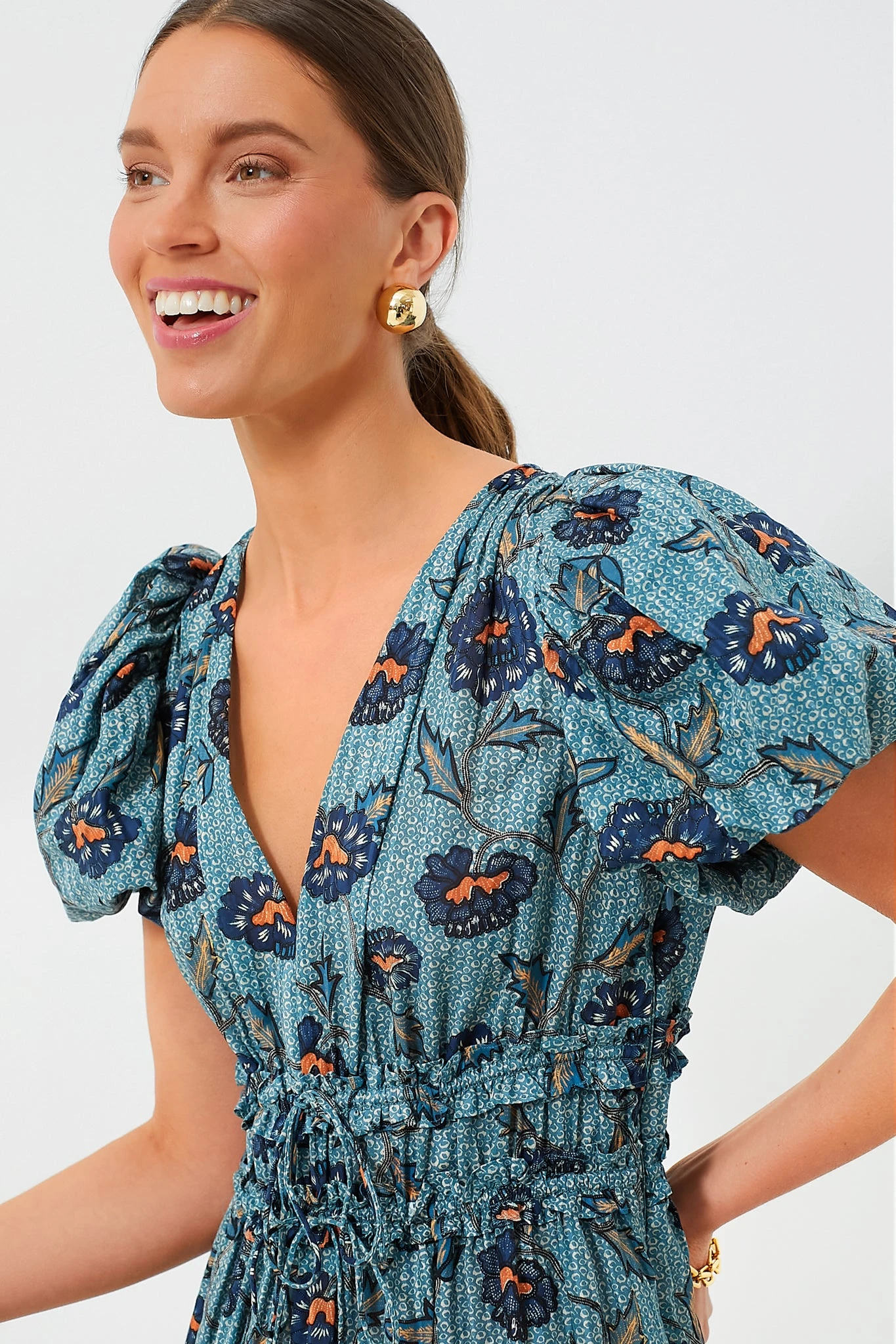 ULLA JOHNSON Cornflower Eloisa Dress - Image 5