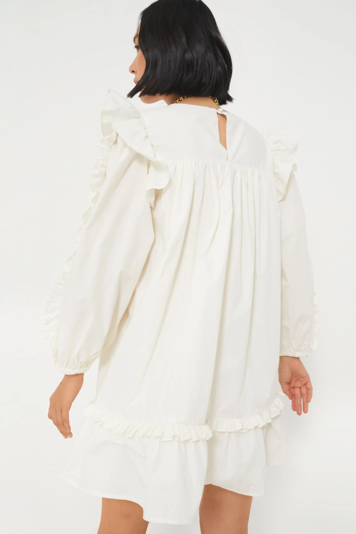 Ivory Anabelle Mini Dress - Image 4