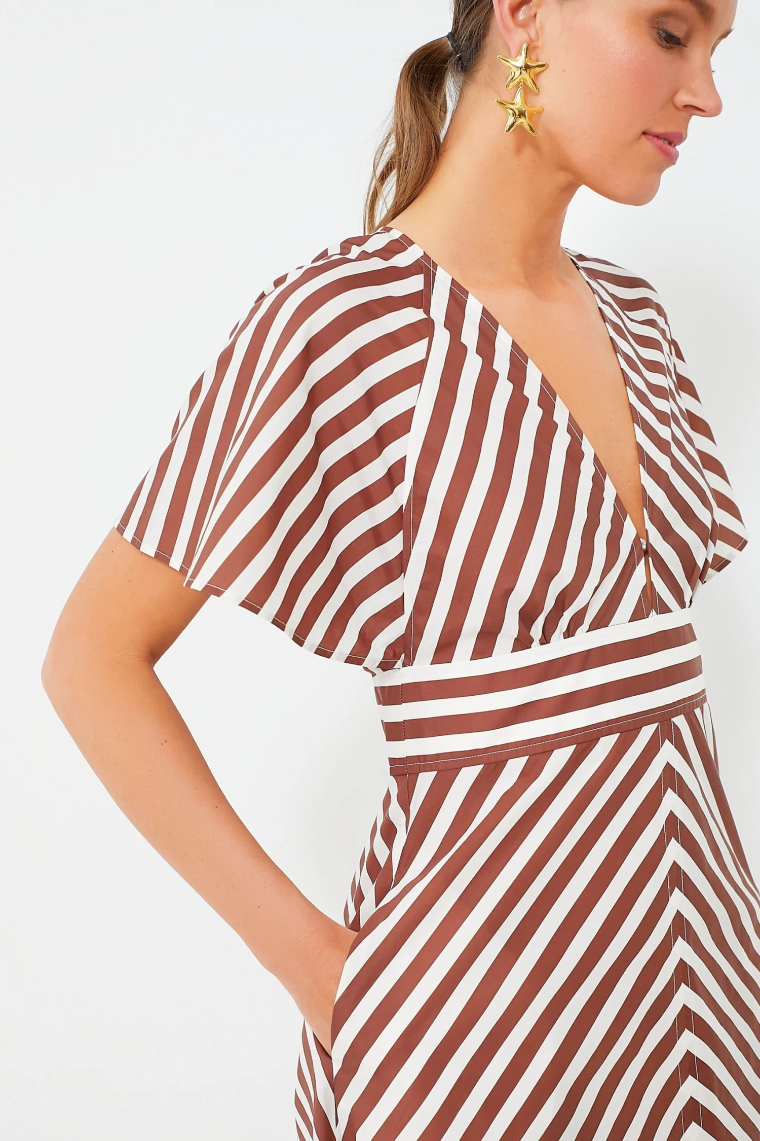Deep Spice Sorrento Stripe Tie Dress - Image 6