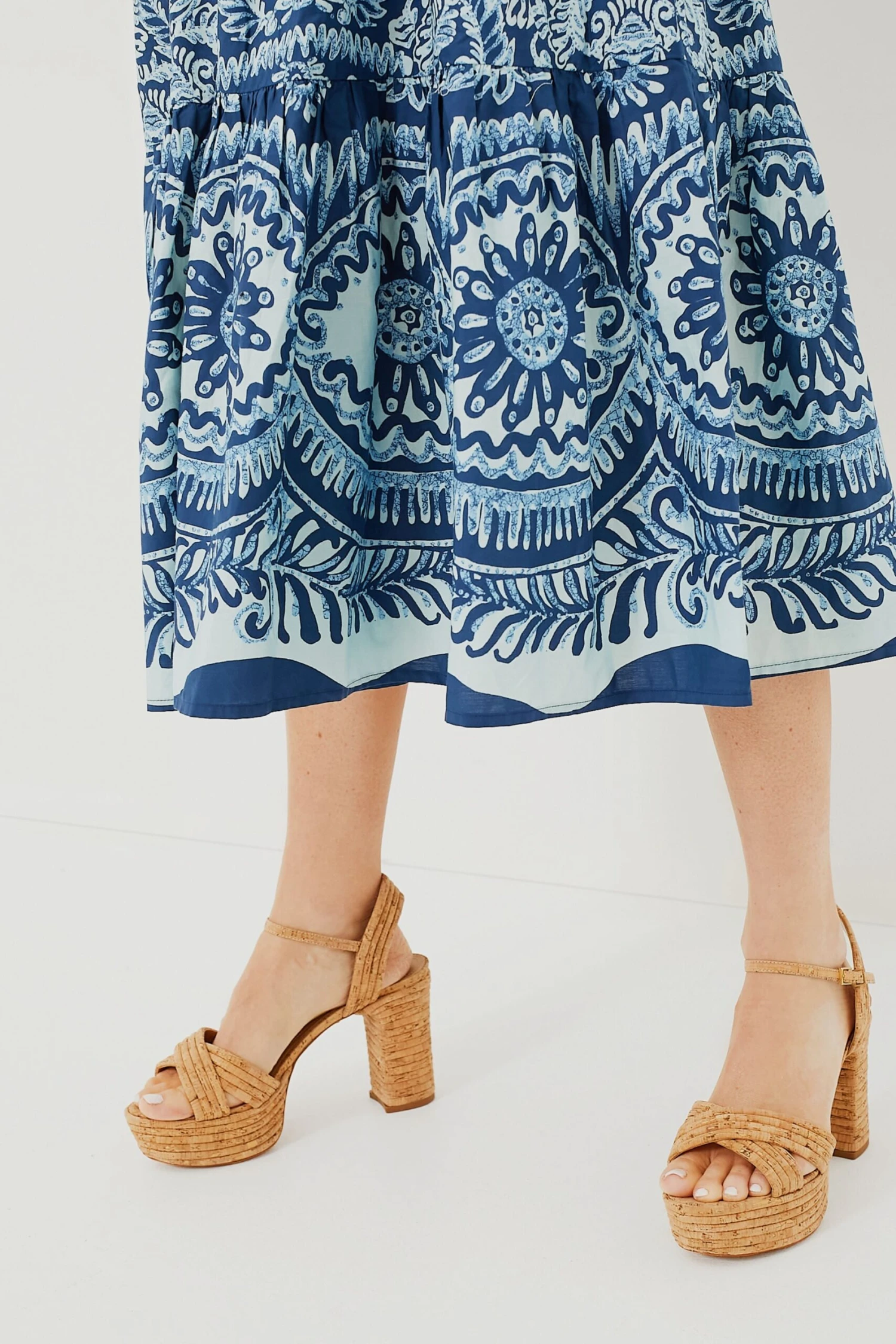 Exclusive Charlough Sleeveless Smocked Midi Dress - Image 6