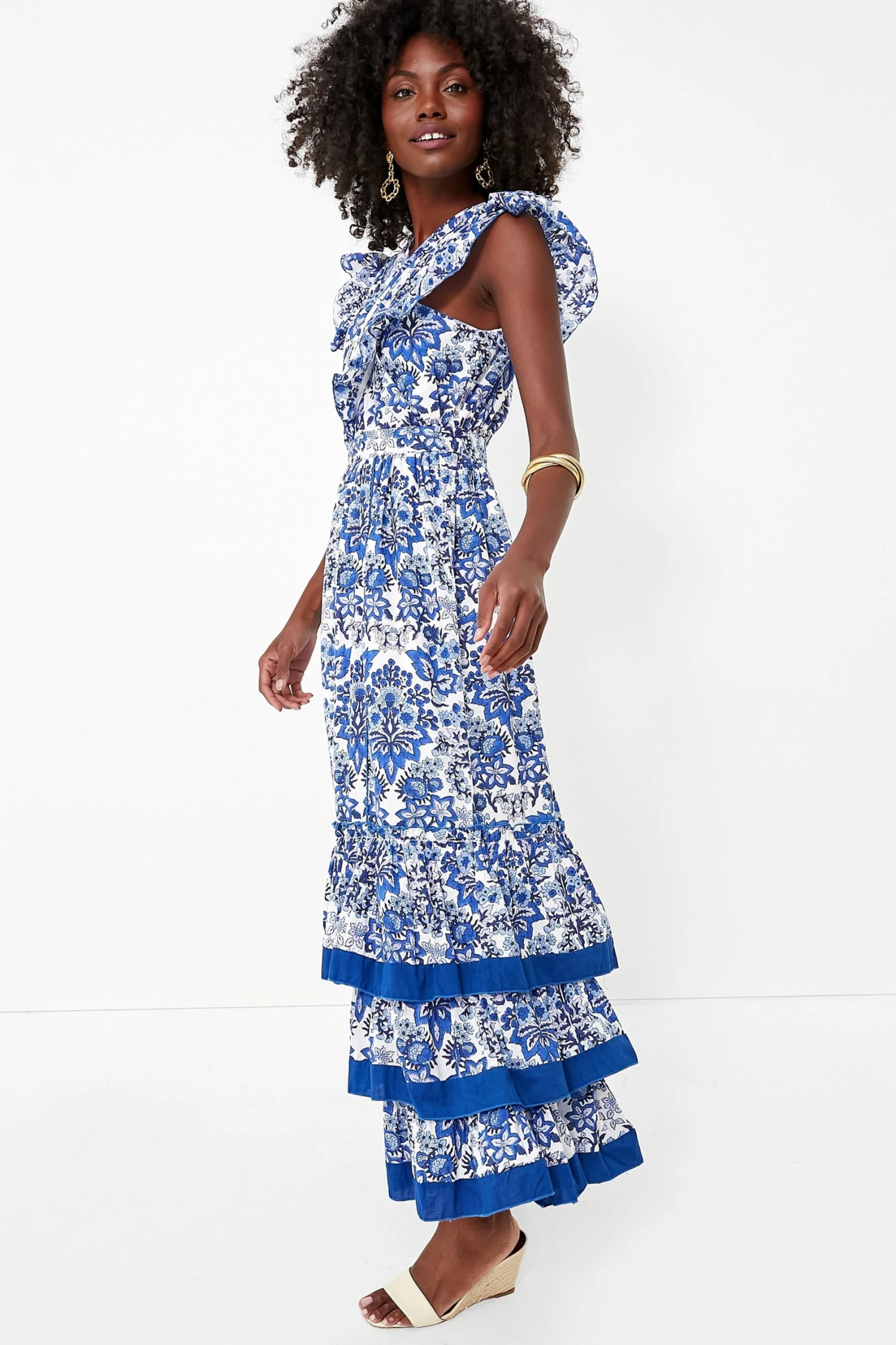 Bright Royal Jameson Midi Dress - Image 3