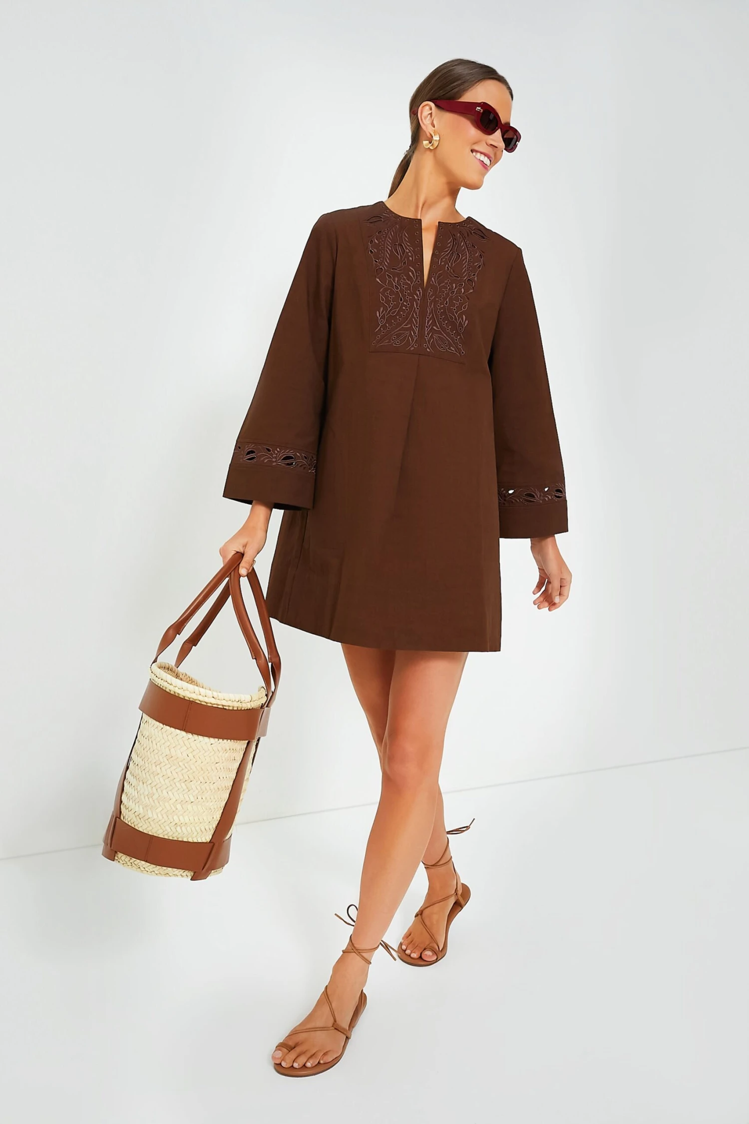 Embroidered Tahlia Dress - Image 6