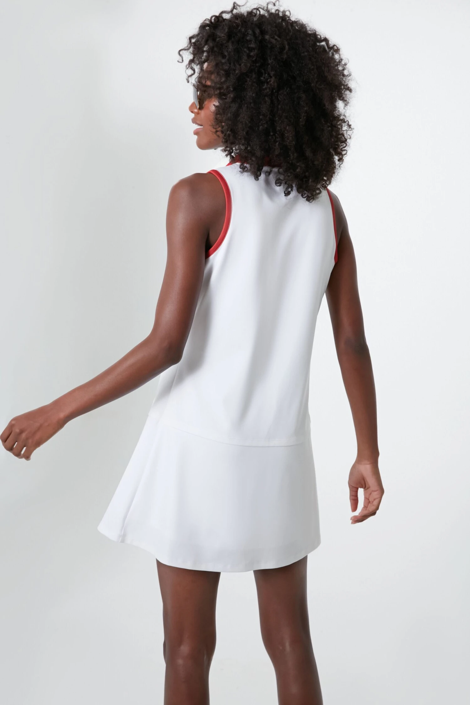 White And Red Sterling Tennis Dress - Image 5