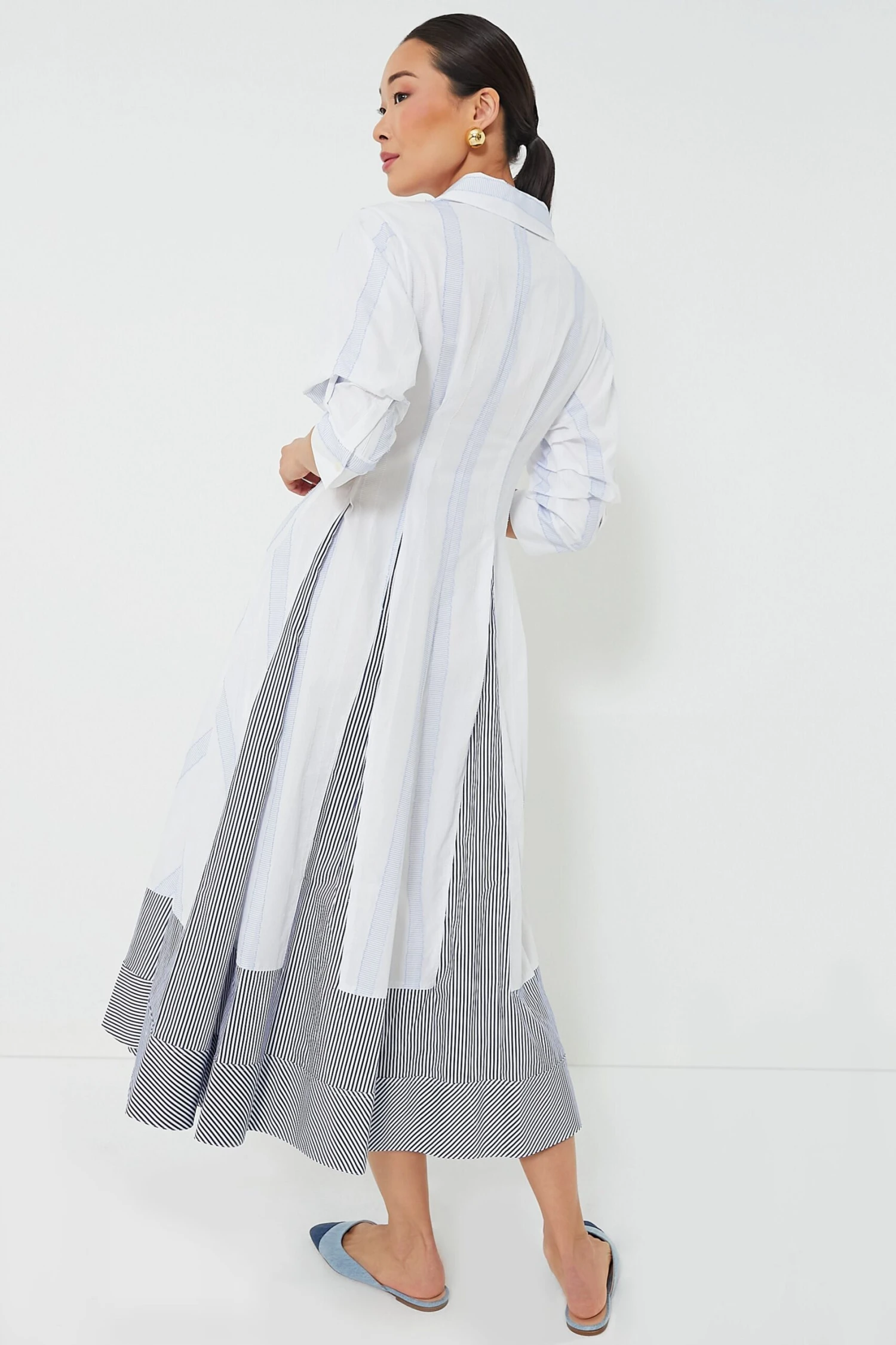 Stripe Multi Jazz Patchwork Dress - Image 4