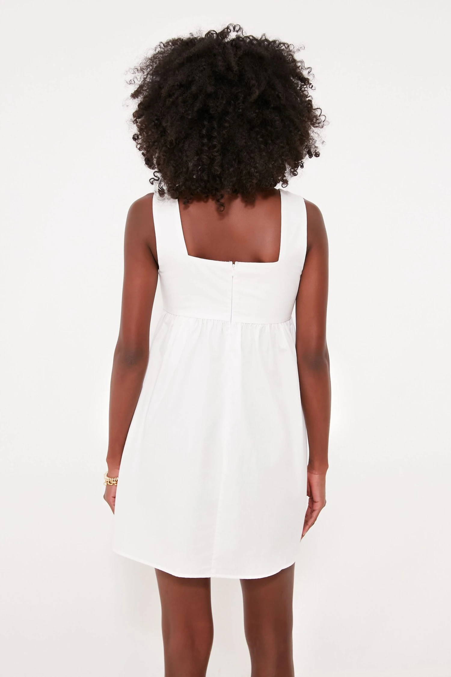 White Letizia Mini Dress - Image 4