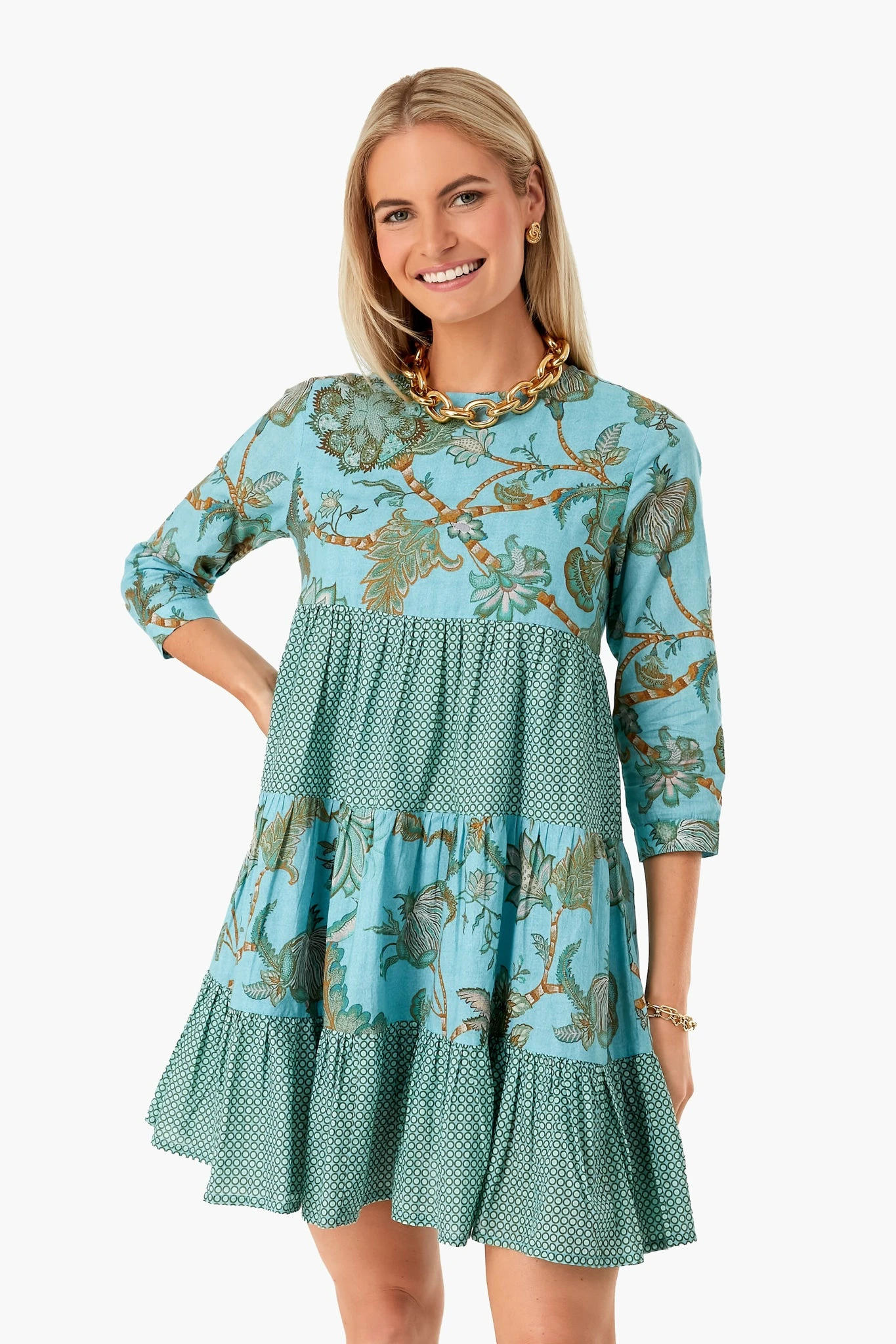 Exclusive Turquoise Camilla Rene Dress - Image 2