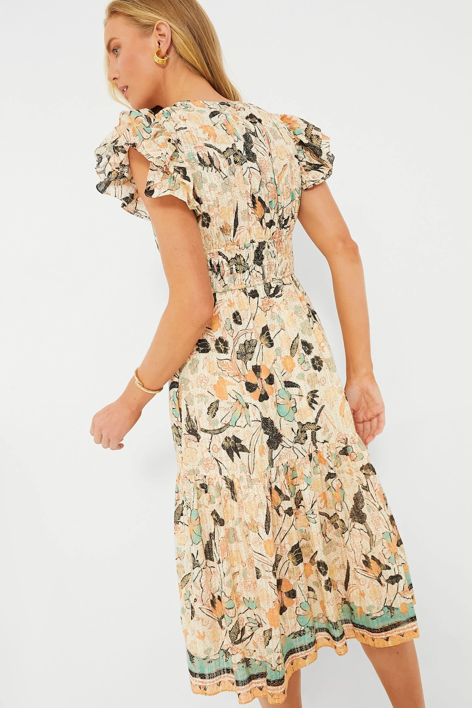 ULLA JOHNSON Pearl Flora Angelica Dress - Image 4