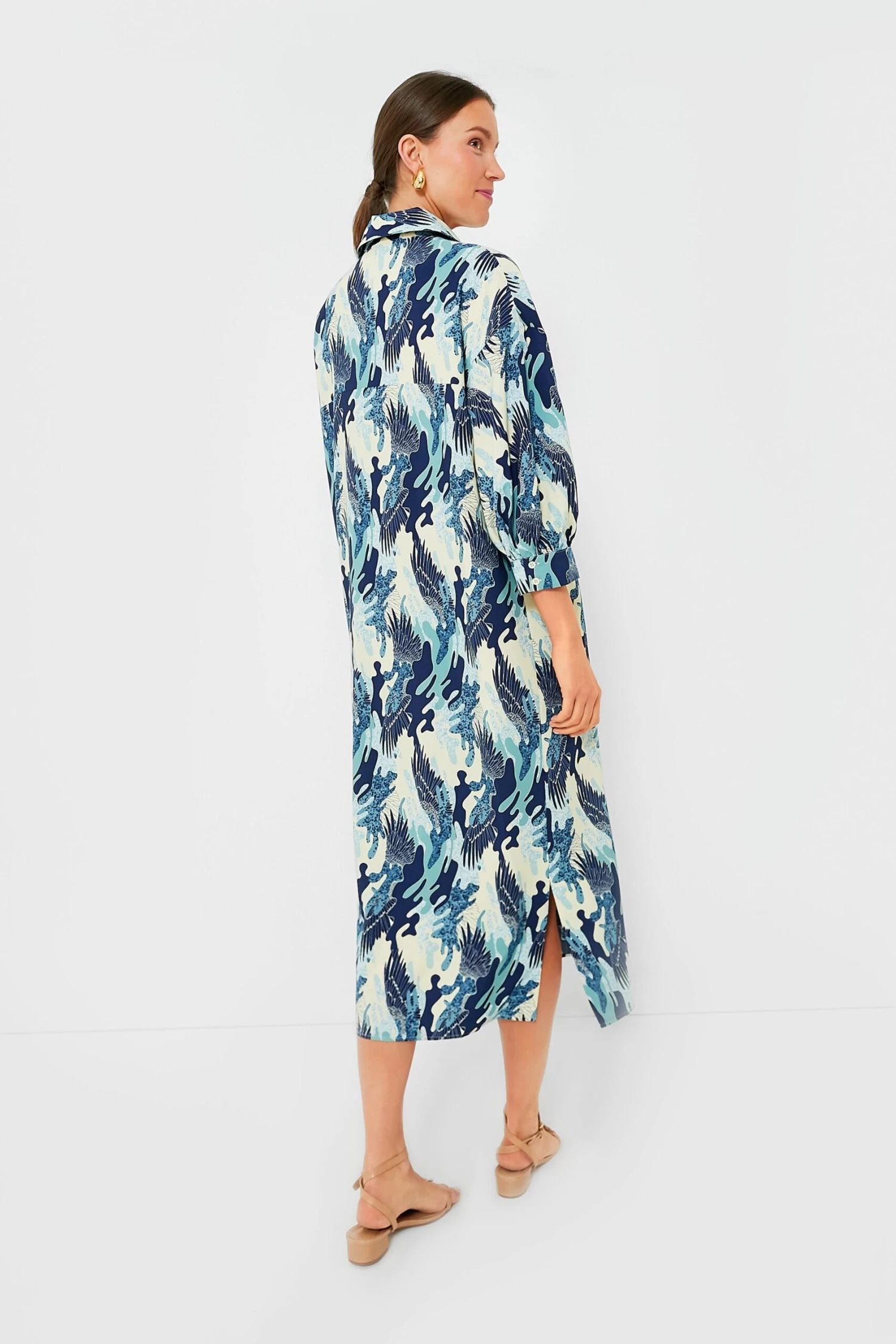 Sloane Collared Shirt Dress - Image 4