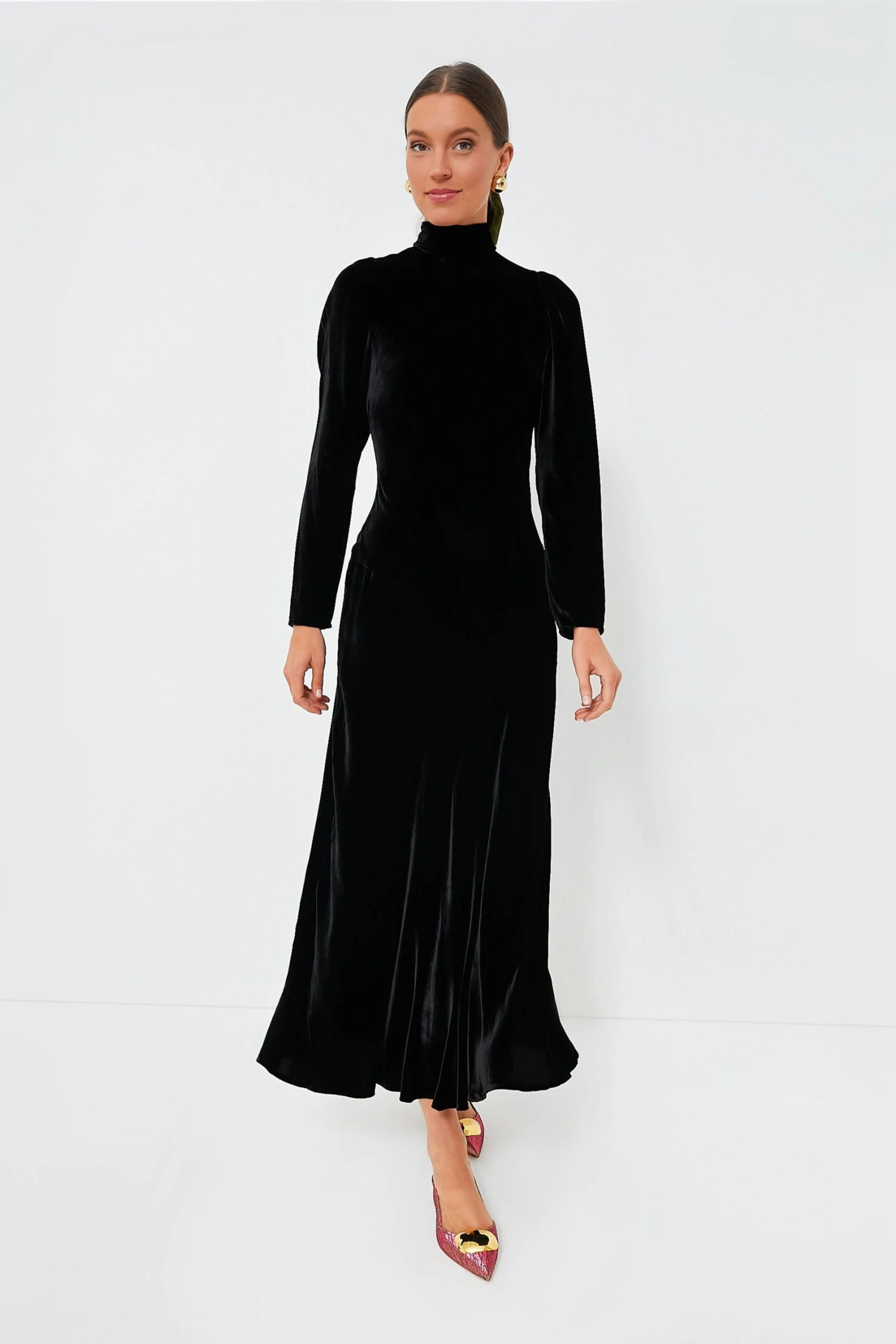 ULLA JOHNSON Noir Delphine Dress