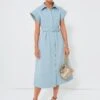 Slate Blue Chloe Dress