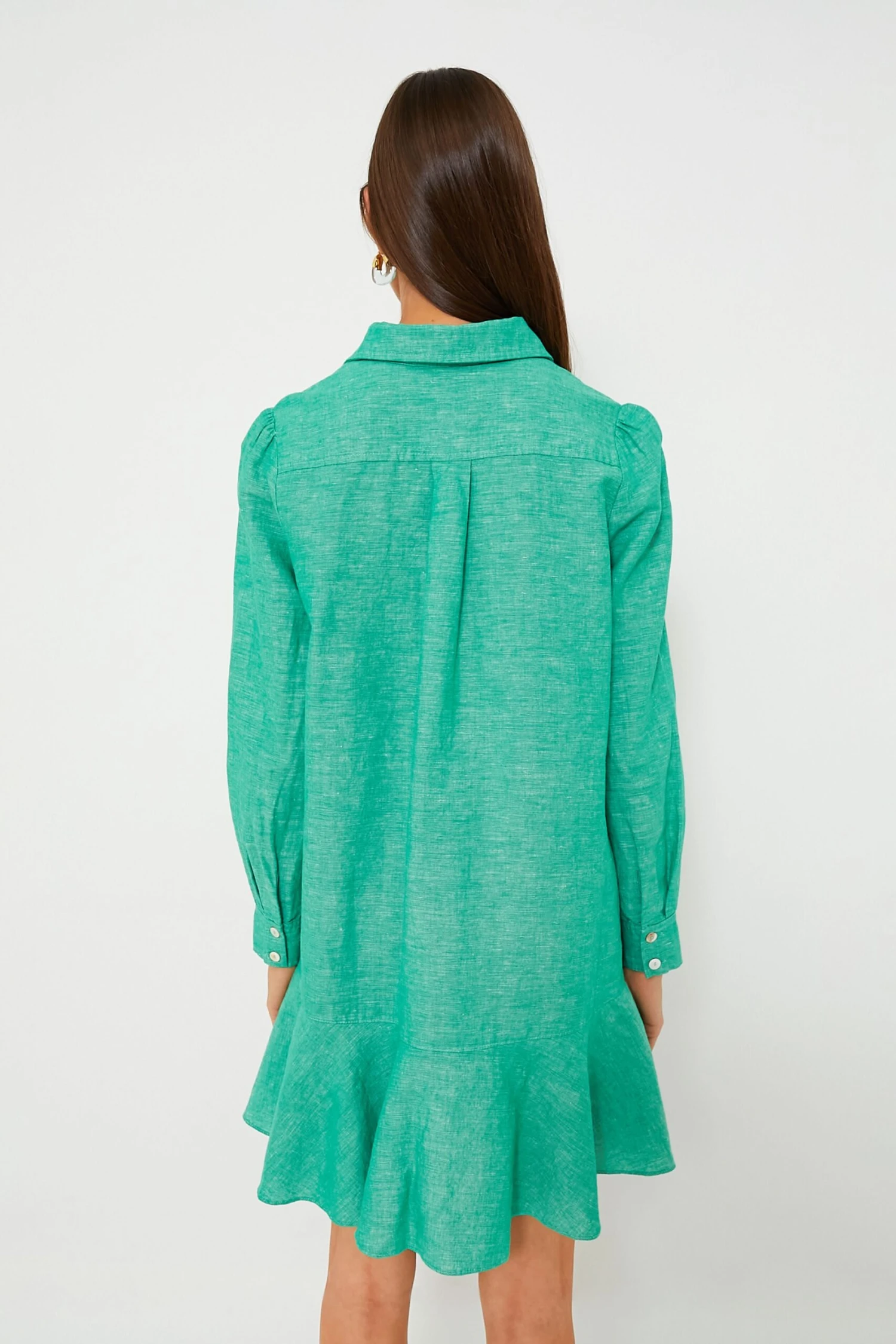 Sea Green Callahan Shirt Dress - Image 5