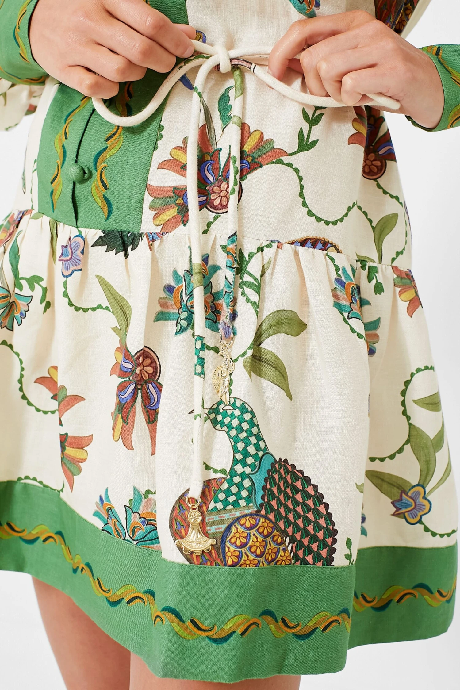 Multi Birdie Mini Dress - Image 6