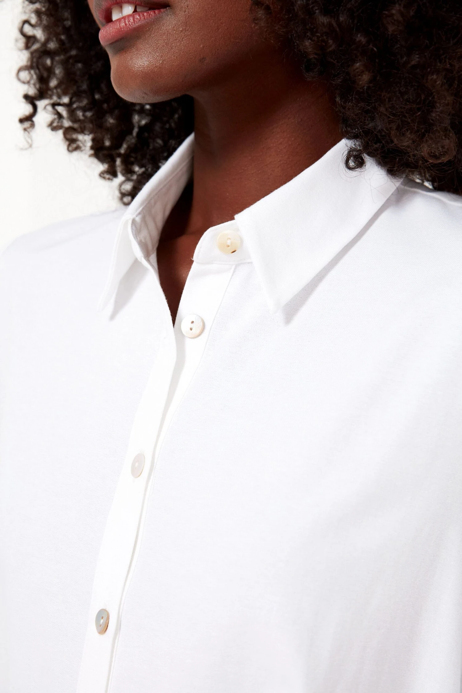 White Oxford Harris Shirt Dress - Image 5
