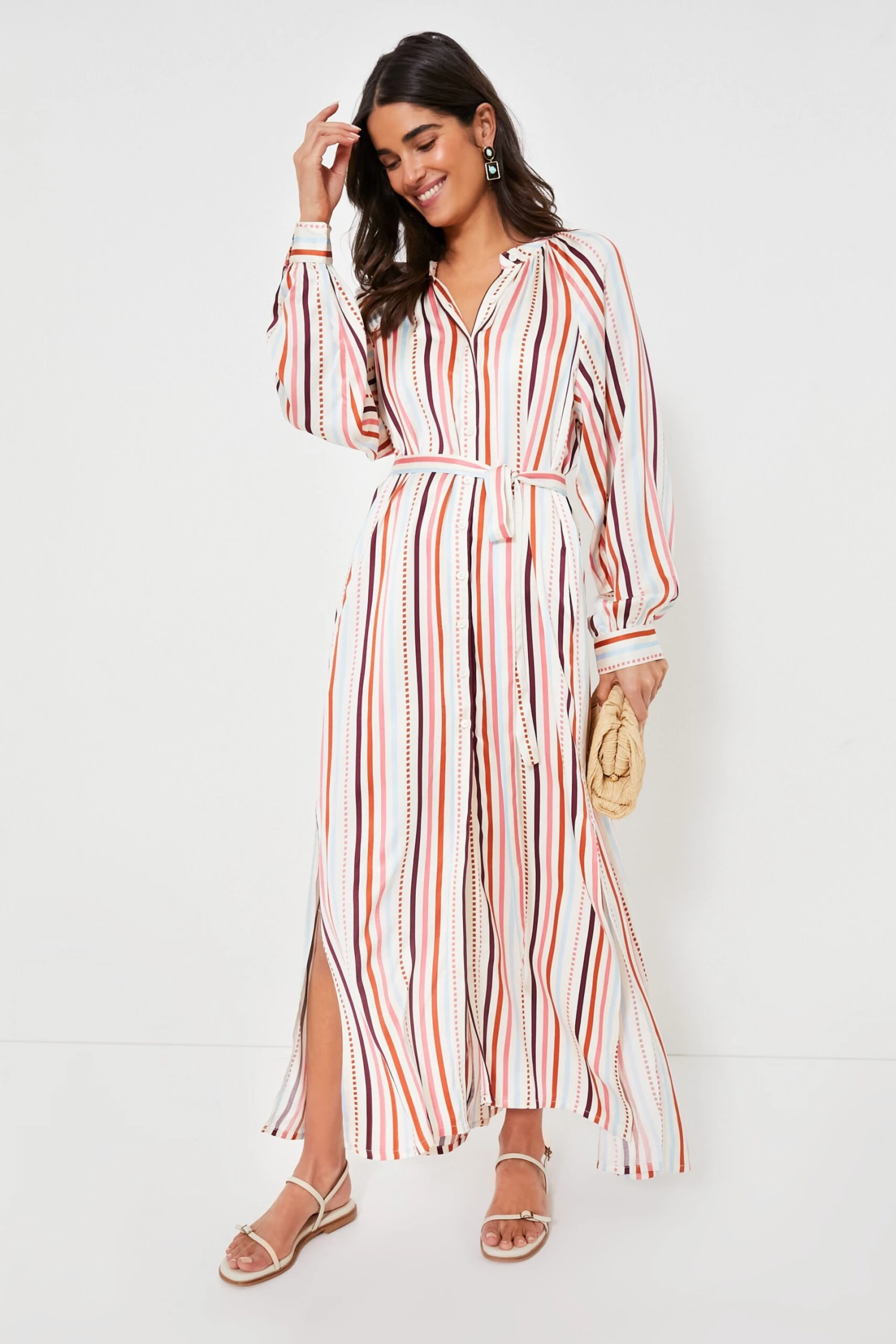 Bizu Cream Makeda Button Up Dress - Image 2