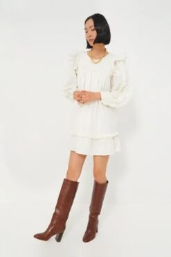 Ivory Anabelle Mini Dress